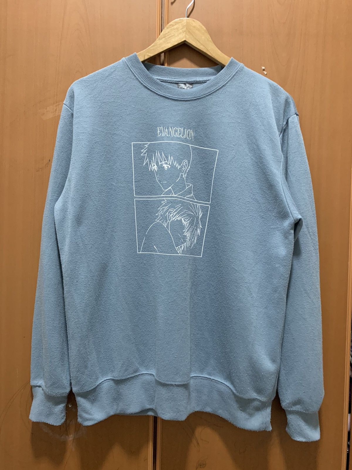 Steals Anime Evangelion Woven Crewneck Sweater T-Shirts, Hoodie, Sweatshirt | PodTeesHub.com