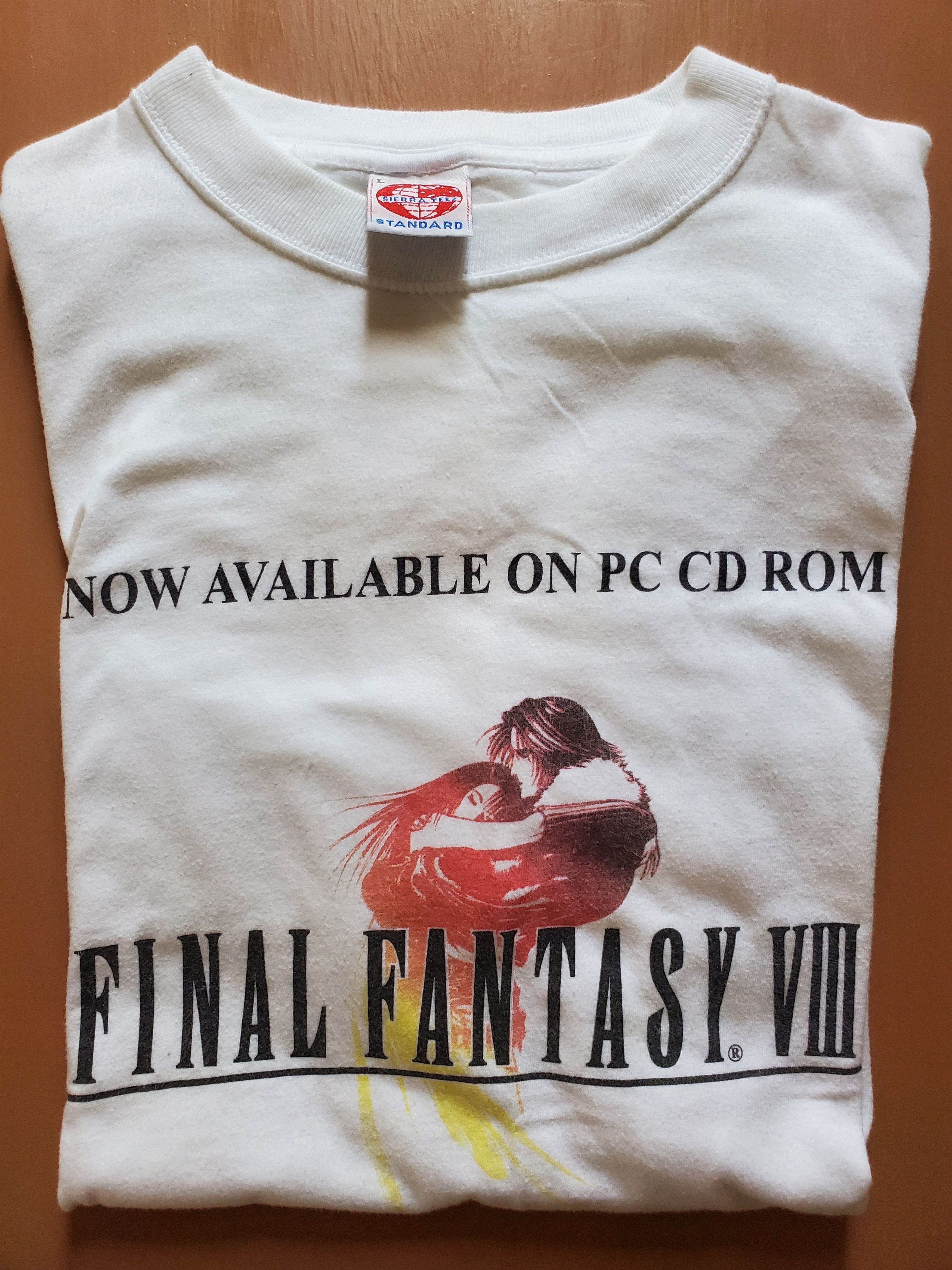 Vintage Final Fantasy 8 Promo Shirt Hoodie, Sweatshirt | PodTeesHub.com