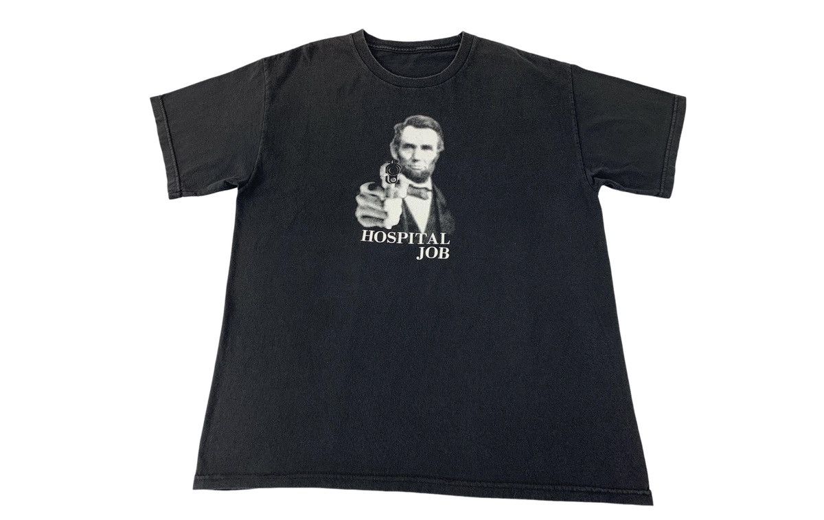 Other Hospital Job Abraham Lincoln President Us Black Printed Tee Hoodie, Sweatshirt | PodTeesHub.com