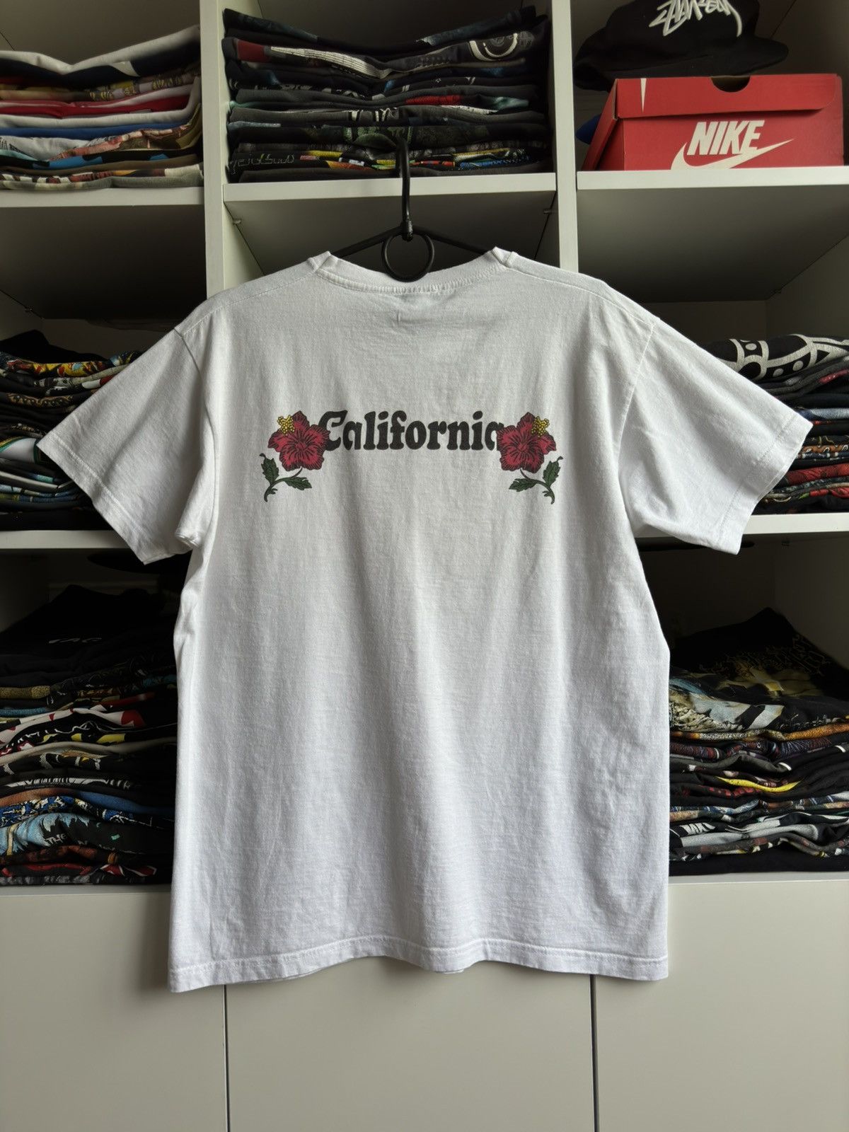 Vintage 2000s Stussy California Roses Graphic Tee Hoodie, Sweatshirt | PodTeesHub.com
