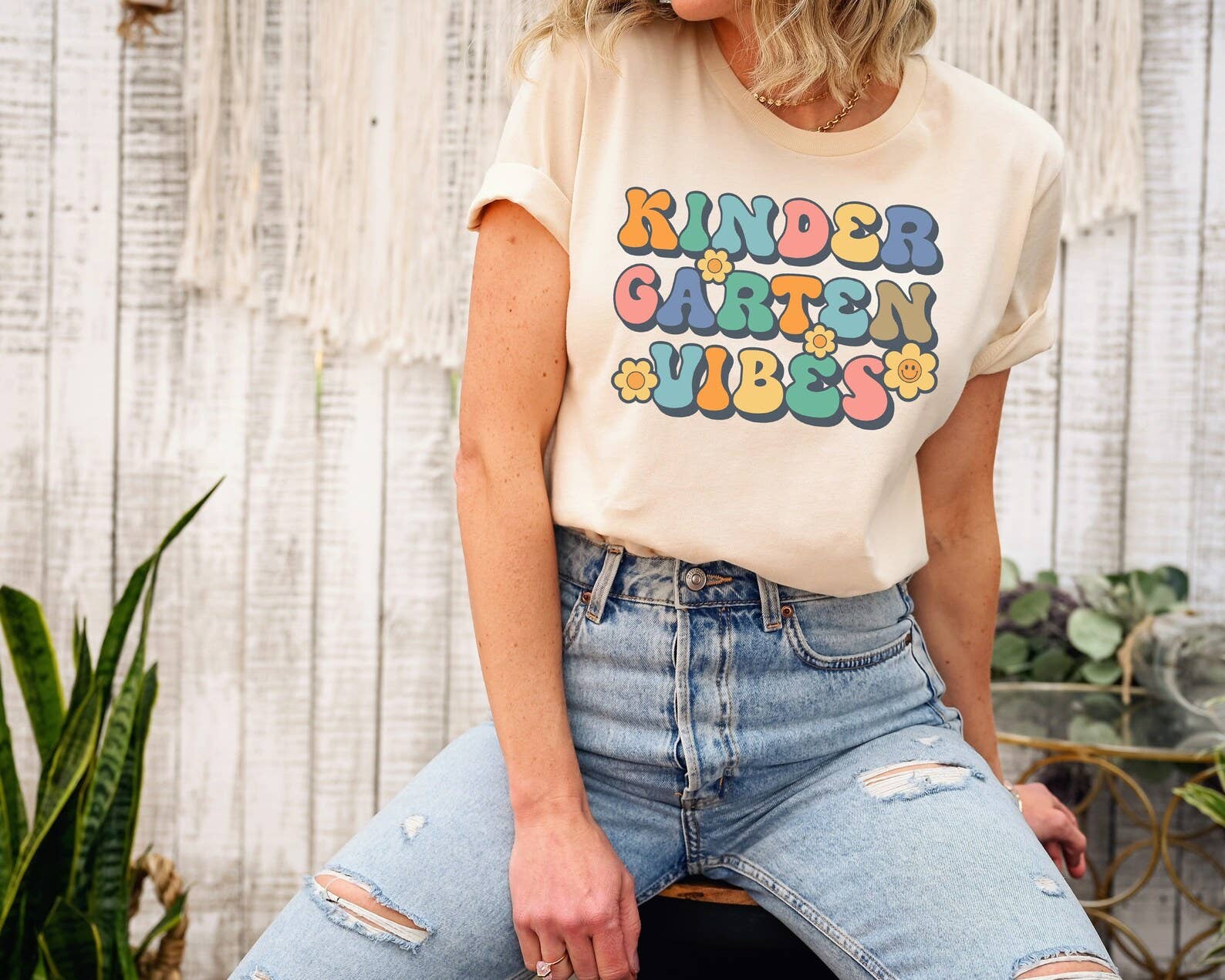 Kinder Garten Vibes T-Shirt Hoodie, Sweatshirt | PodTeesHub.com