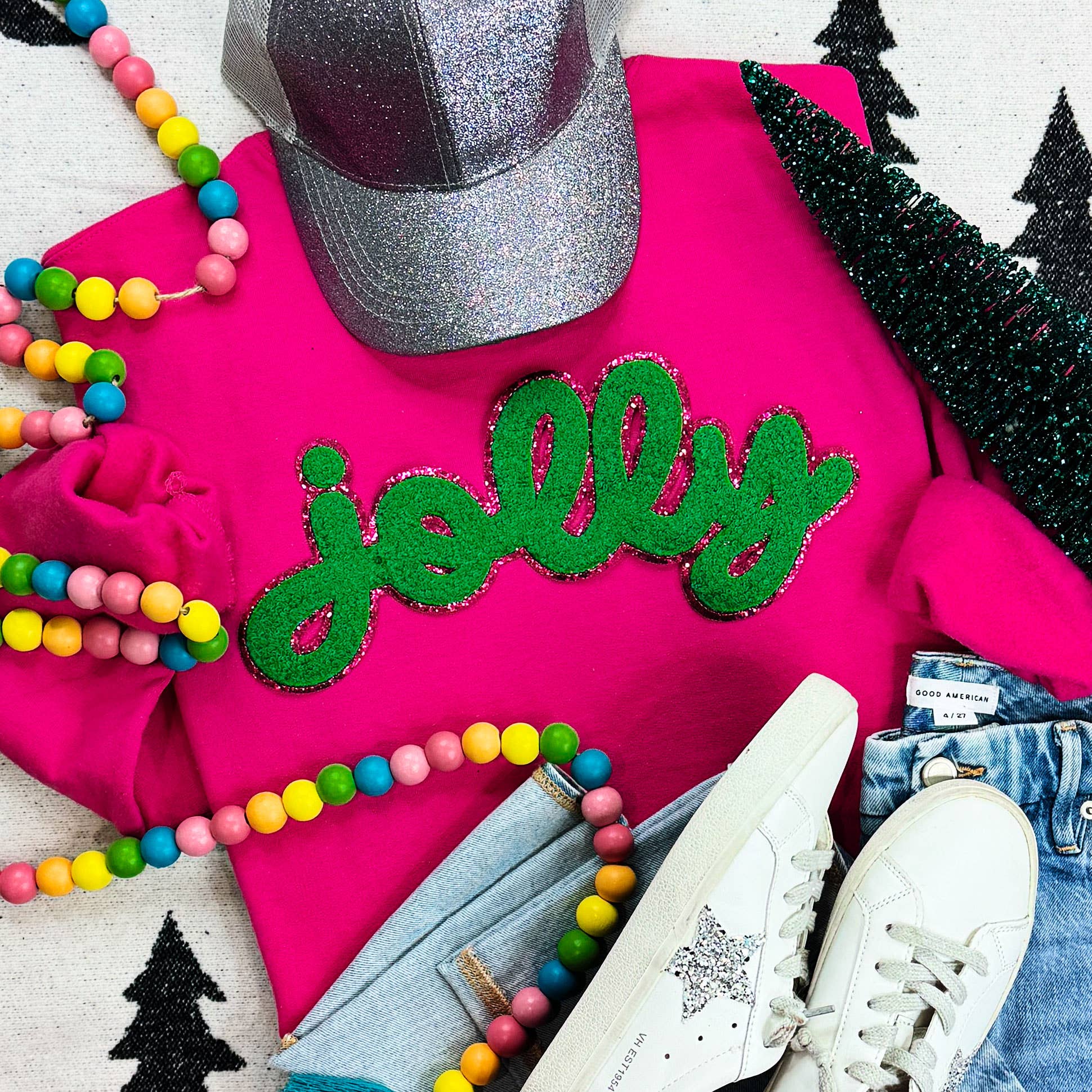 Green Chenille Jolly Heliconia Sweatshirt T-Shirts, Hoodie | PodTeesHub.com
