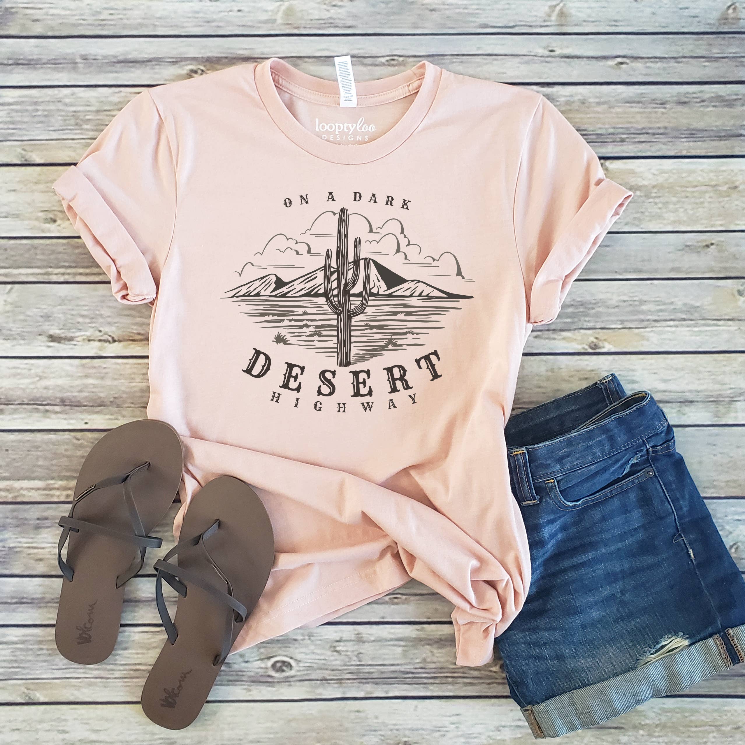 Dark Desert Highway Tee | Outdoor | Sizes XS-2XL Hoodie, Sweatshirt | PodTeesHub.com