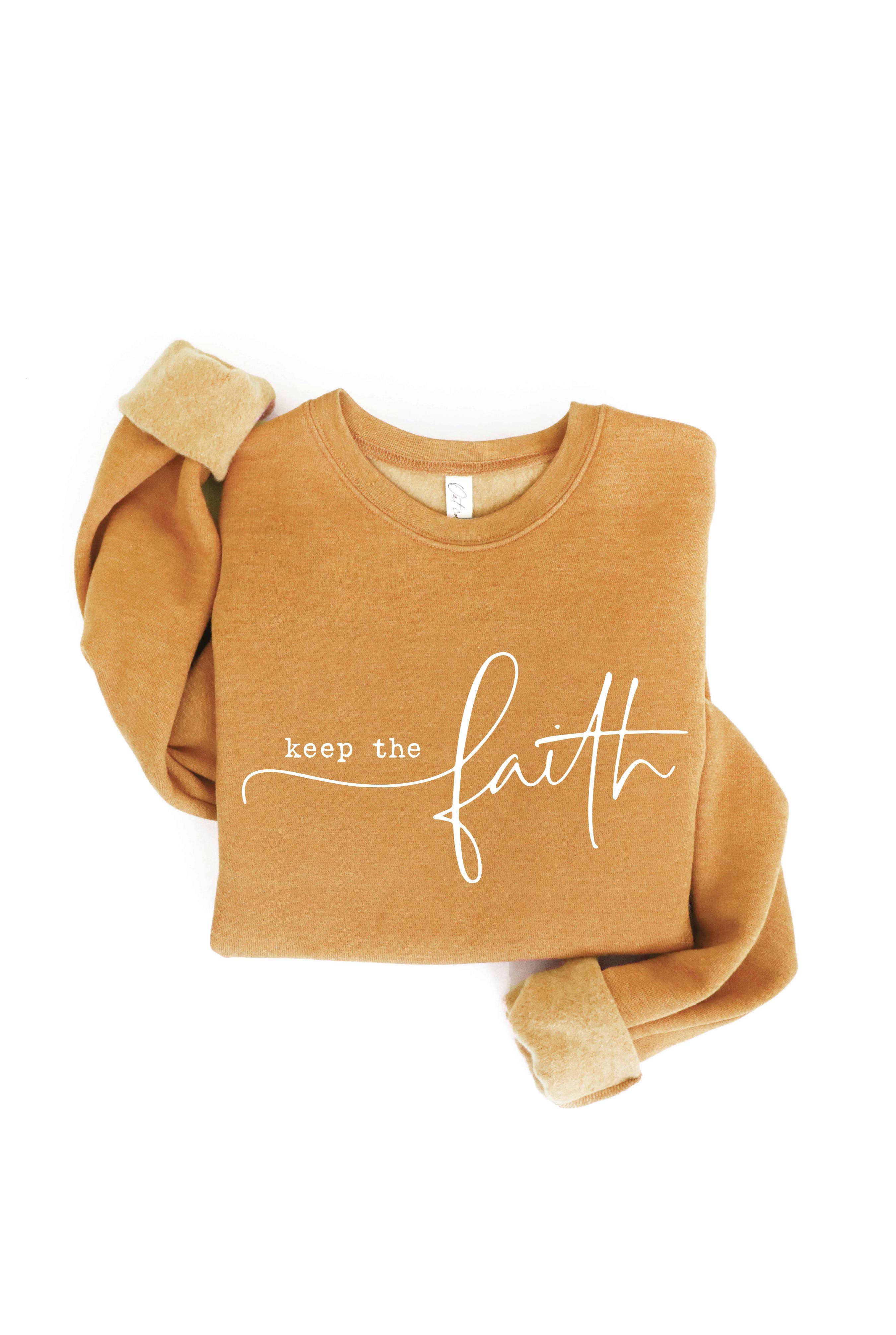 Keep the Faith Graphic Sweatshirt T-Shirts, Hoodie | PodTeesHub.com