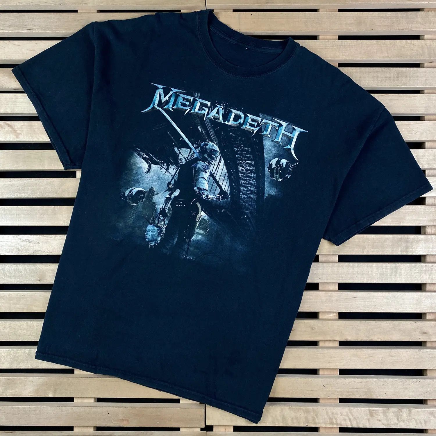 Megadeth Men S Rock T Shirt Megadeth Vintage 00 S Size Xl Hoodie, Sweatshirt | PodTeesHub.com
