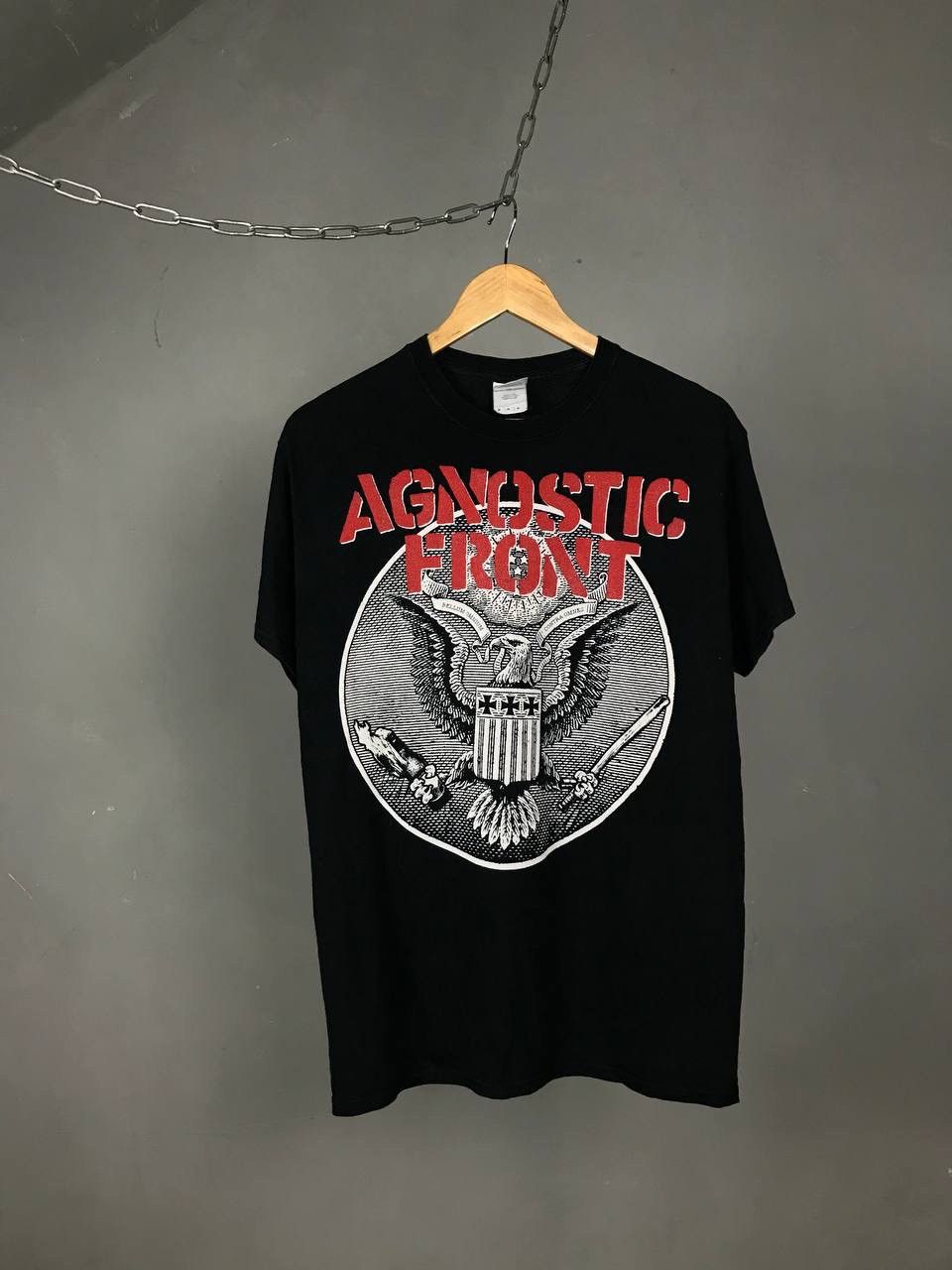 Band Tees Agnostic Front Ny Hardcore Vintage Rock Band Metal Tee Hoodie, Sweatshirt | PodTeesHub.com