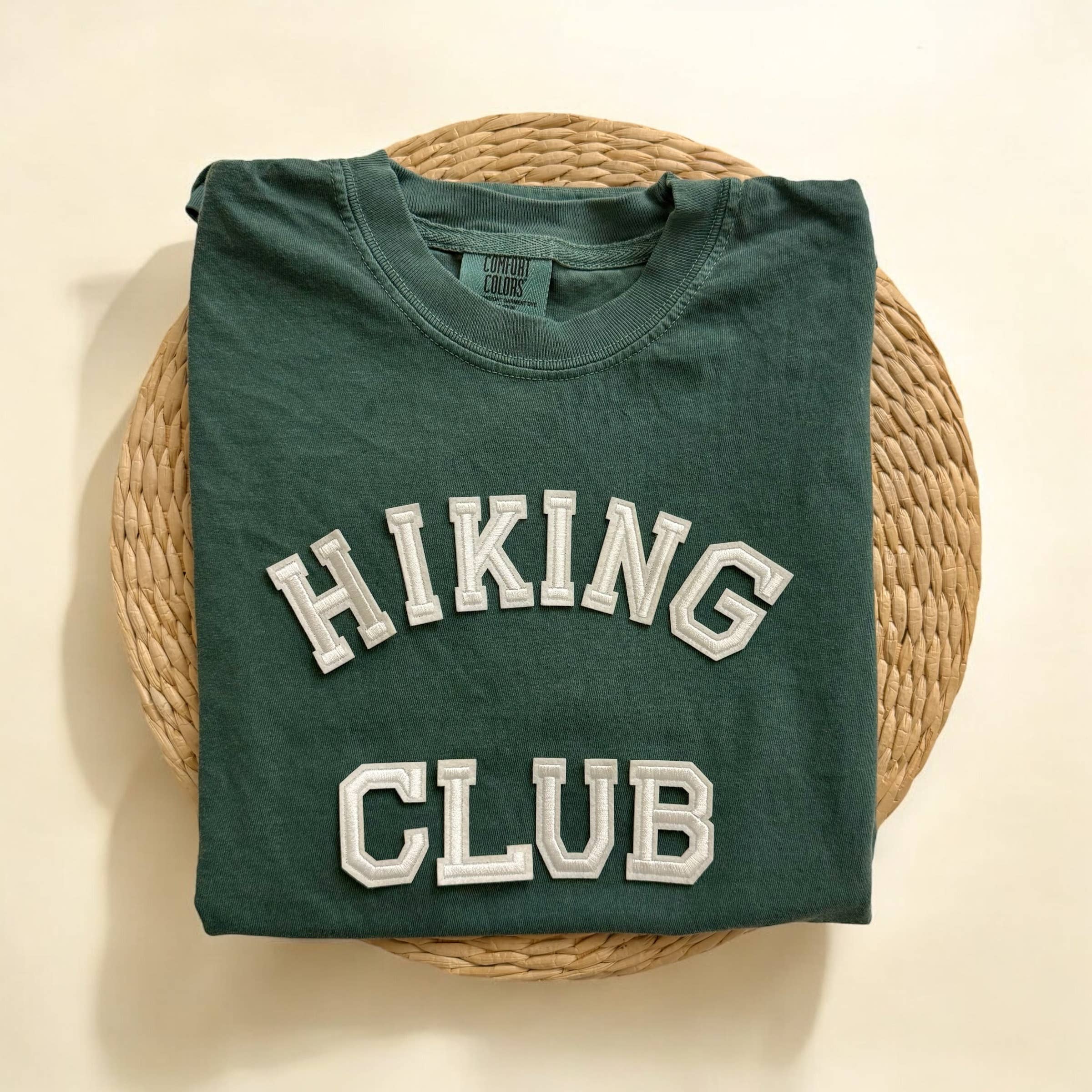 Hiking Club Comfort Colors Short Sleeve Shirt, Hiker Gifts Hoodie, Sweatshirt | PodTeesHub.com