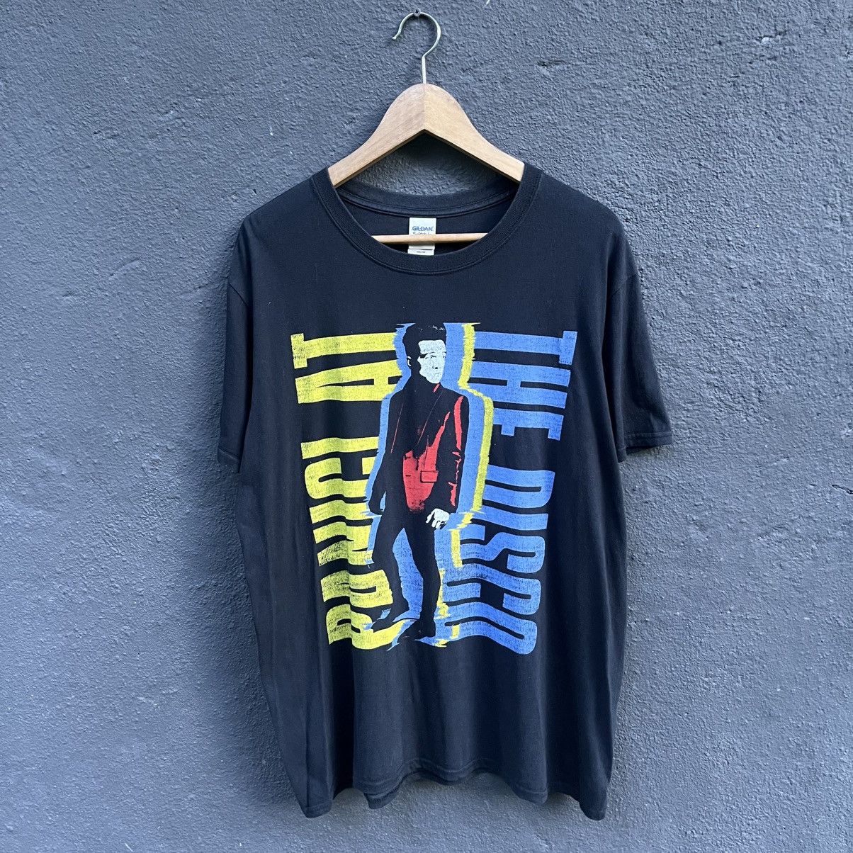 Band Tees Thrashed Faded Panic At The Disco Band Tee Hoodie, Sweatshirt | PodTeesHub.com