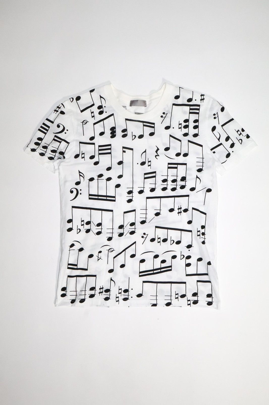 Dior Homme Ss06 Music Note Tee Shirt Hoodie, Sweatshirt | PodTeesHub.com