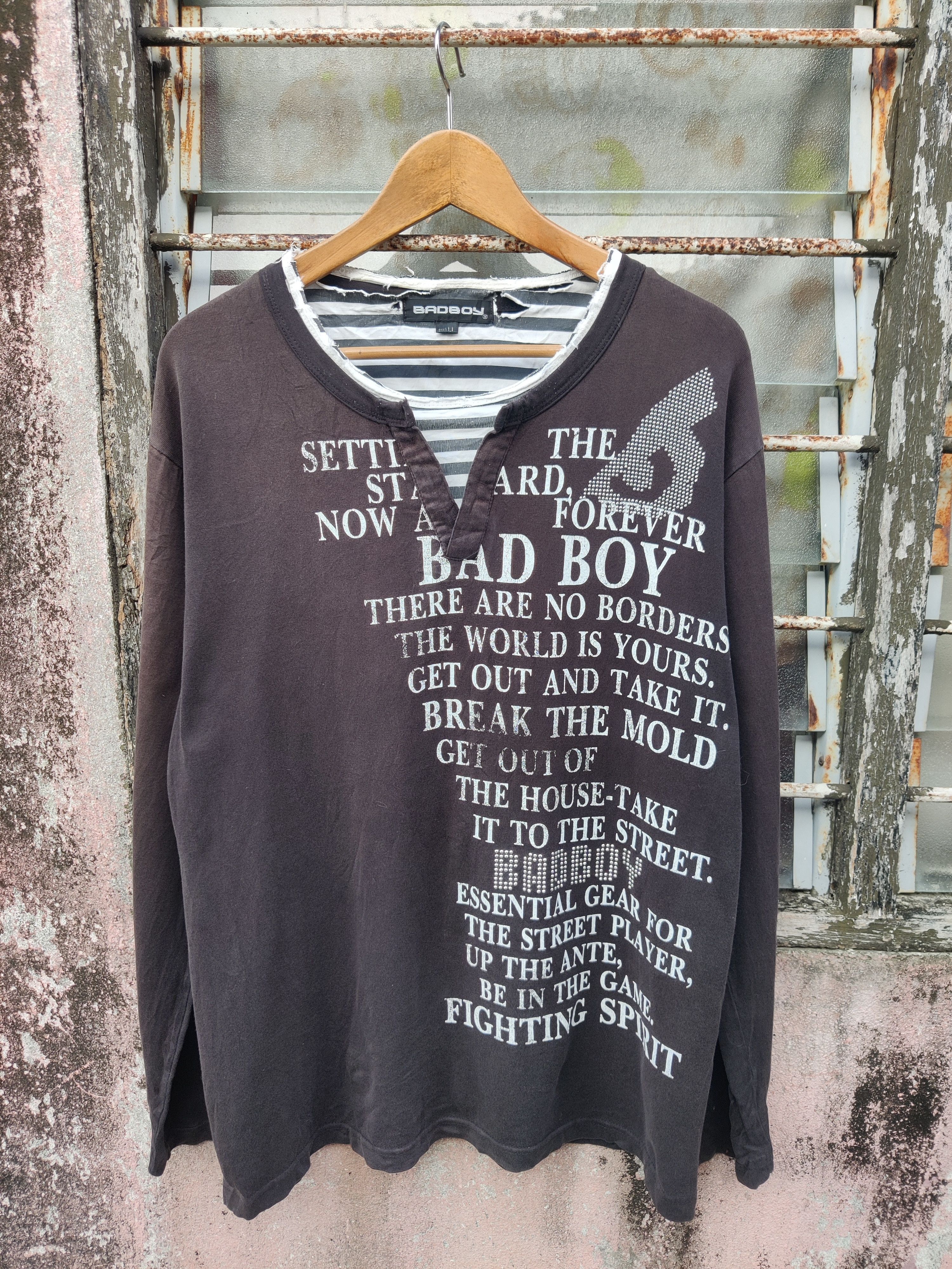 Japanese Brand Vintage Distressed Bad Boy Poetry Punk Bondage Skate Shirt Hoodie, Sweatshirt | PodTeesHub.com