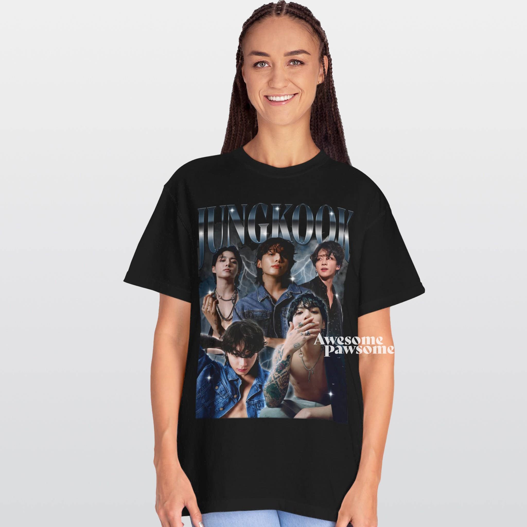 Vintage Jungkook Bts Shirt - Retro 90s Kpop Fan Tee Hoodie, Sweatshirt | PodTeesHub.com
