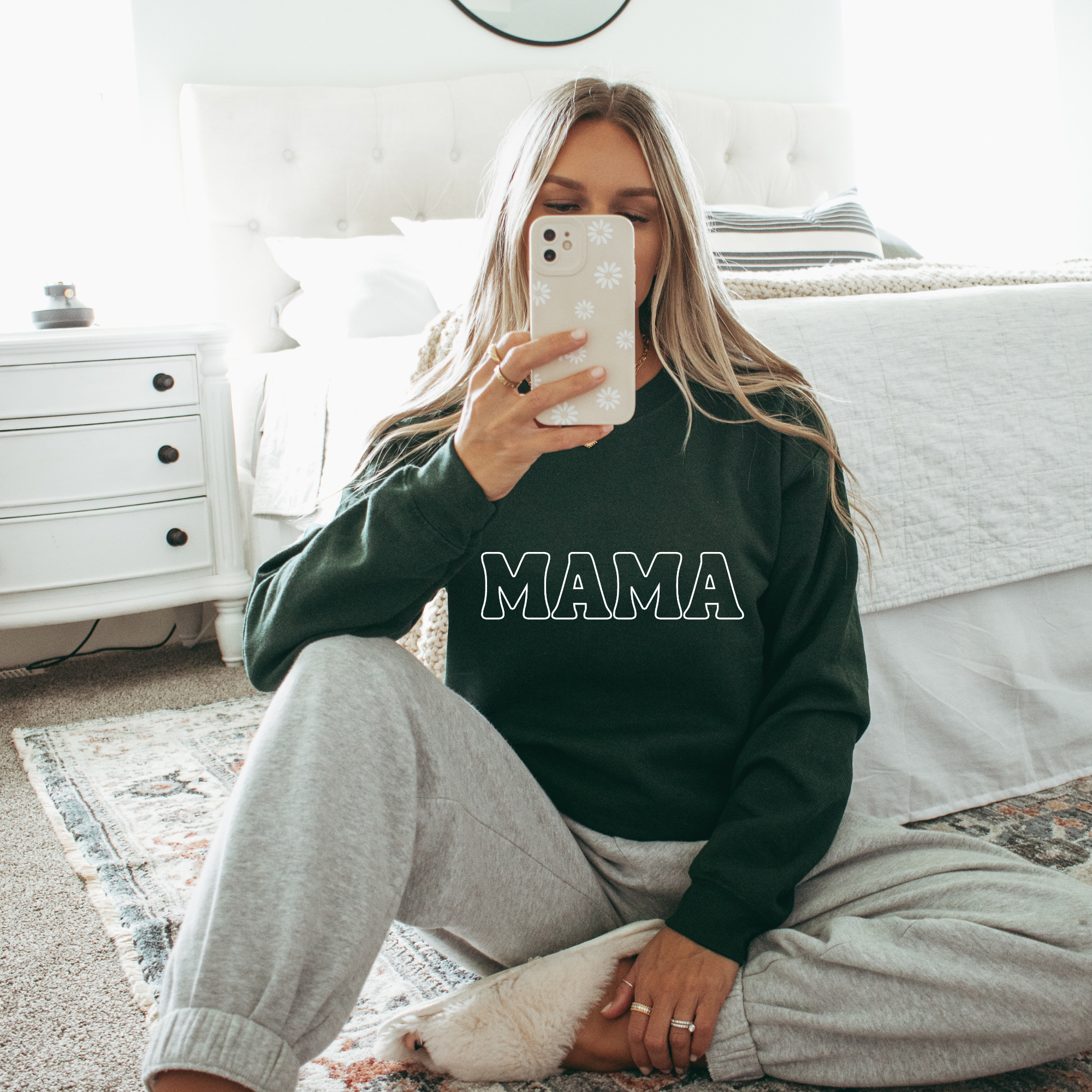 Simple Mama Sweatshirt *Unisex Fit* T-Shirts, Hoodie | PodTeesHub.com