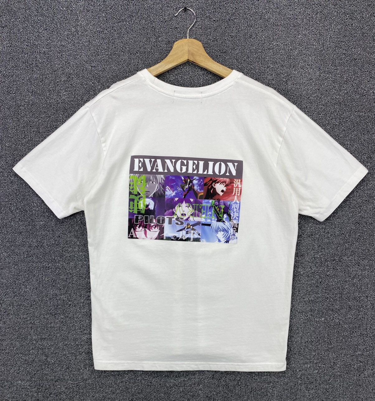 Anime Vintage Neon Genesis Evangelion Pilots Anime Tees T Shirts Hoodie, Sweatshirt | PodTeesHub.com