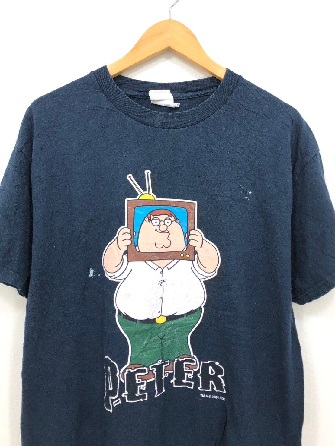 Vintage 2004 S Family Guy Peter Griffin Shirt Wts01 Hoodie, Sweatshirt | PodTeesHub.com