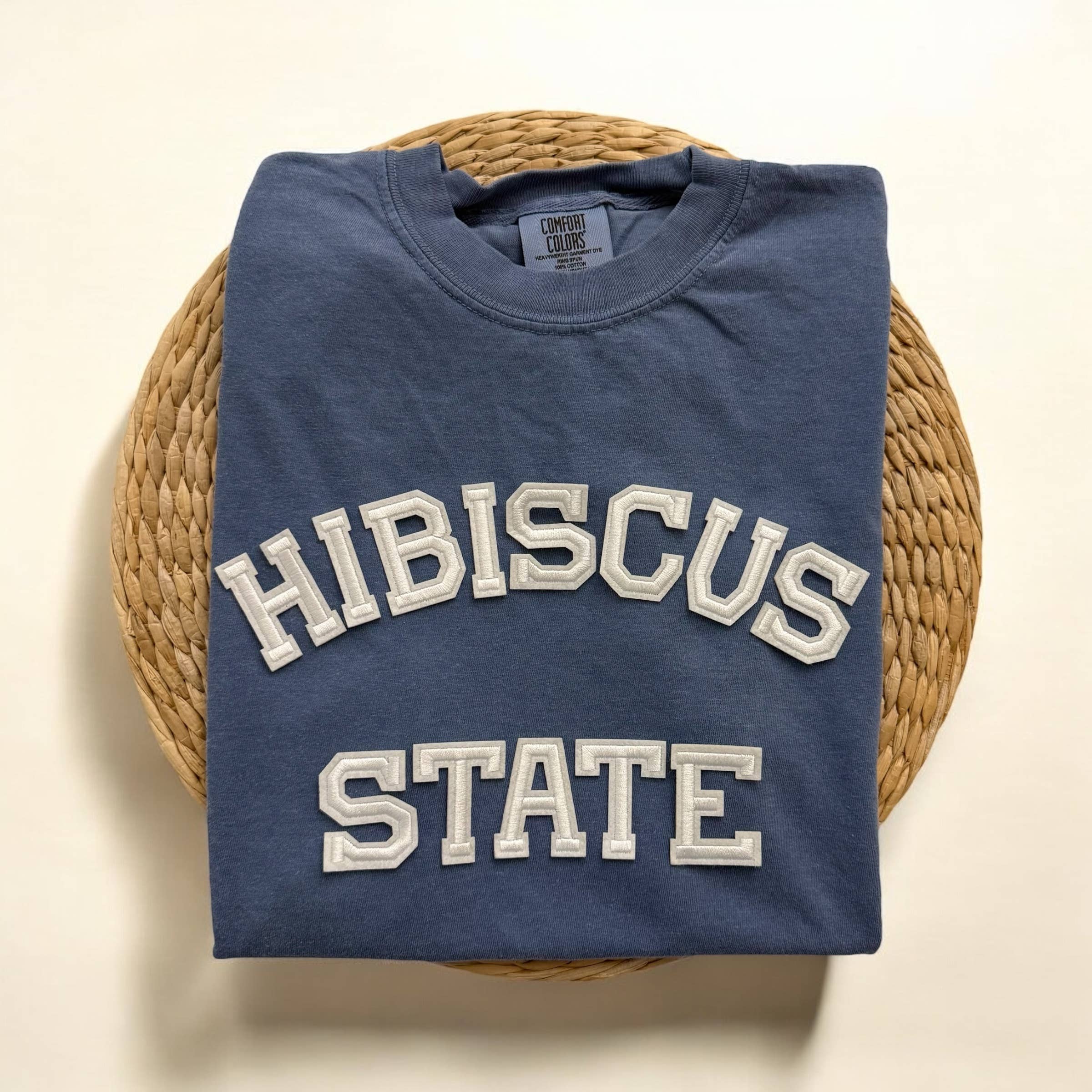Comfort Colors Hibiscus State Short Sleeve Shirt, Hawaii Hoodie, Sweatshirt | PodTeesHub.com