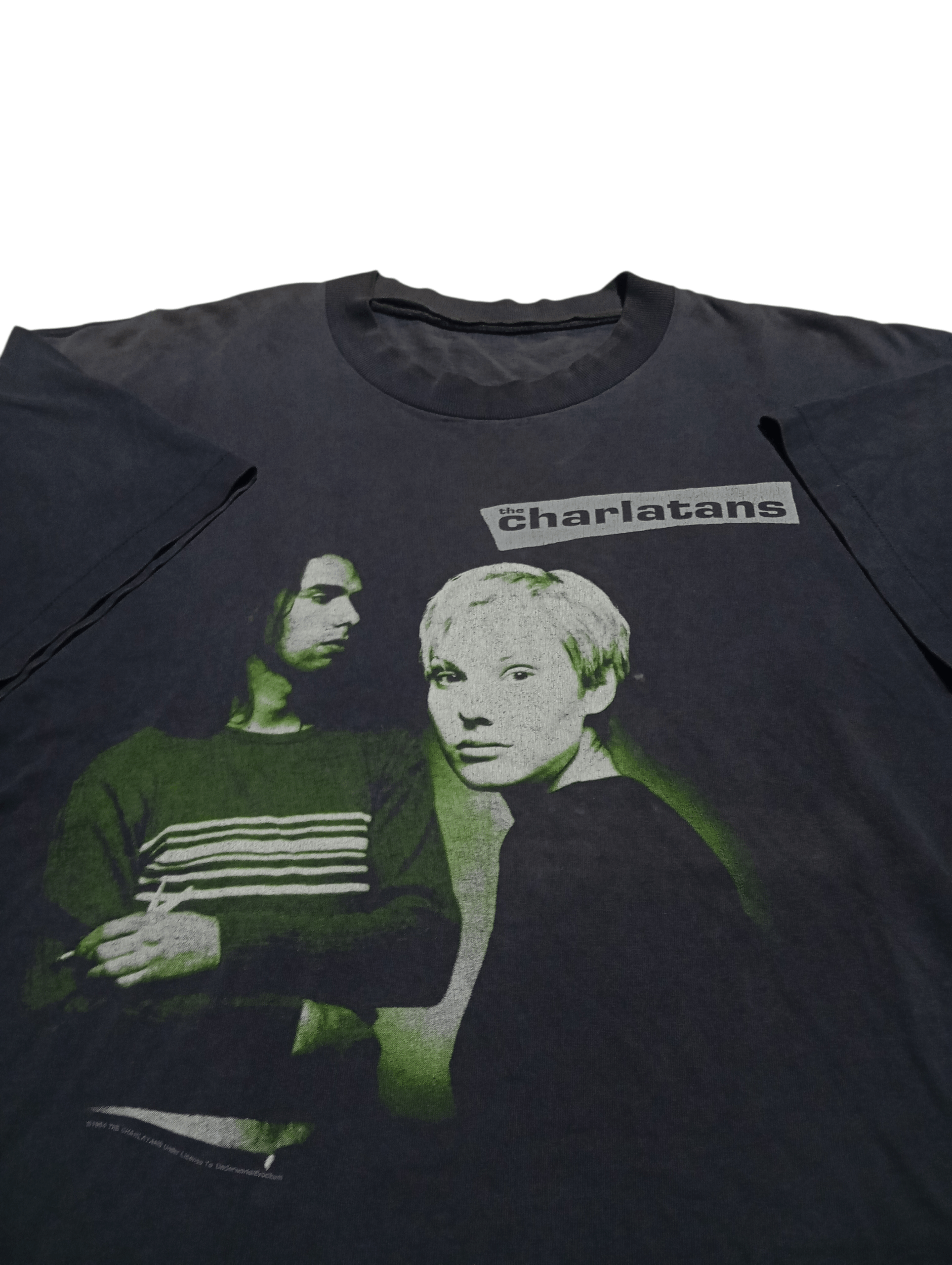 Band Tees Vintage The Charlatans Up To Our Hips Promo Shirt Hoodie, Sweatshirt | PodTeesHub.com