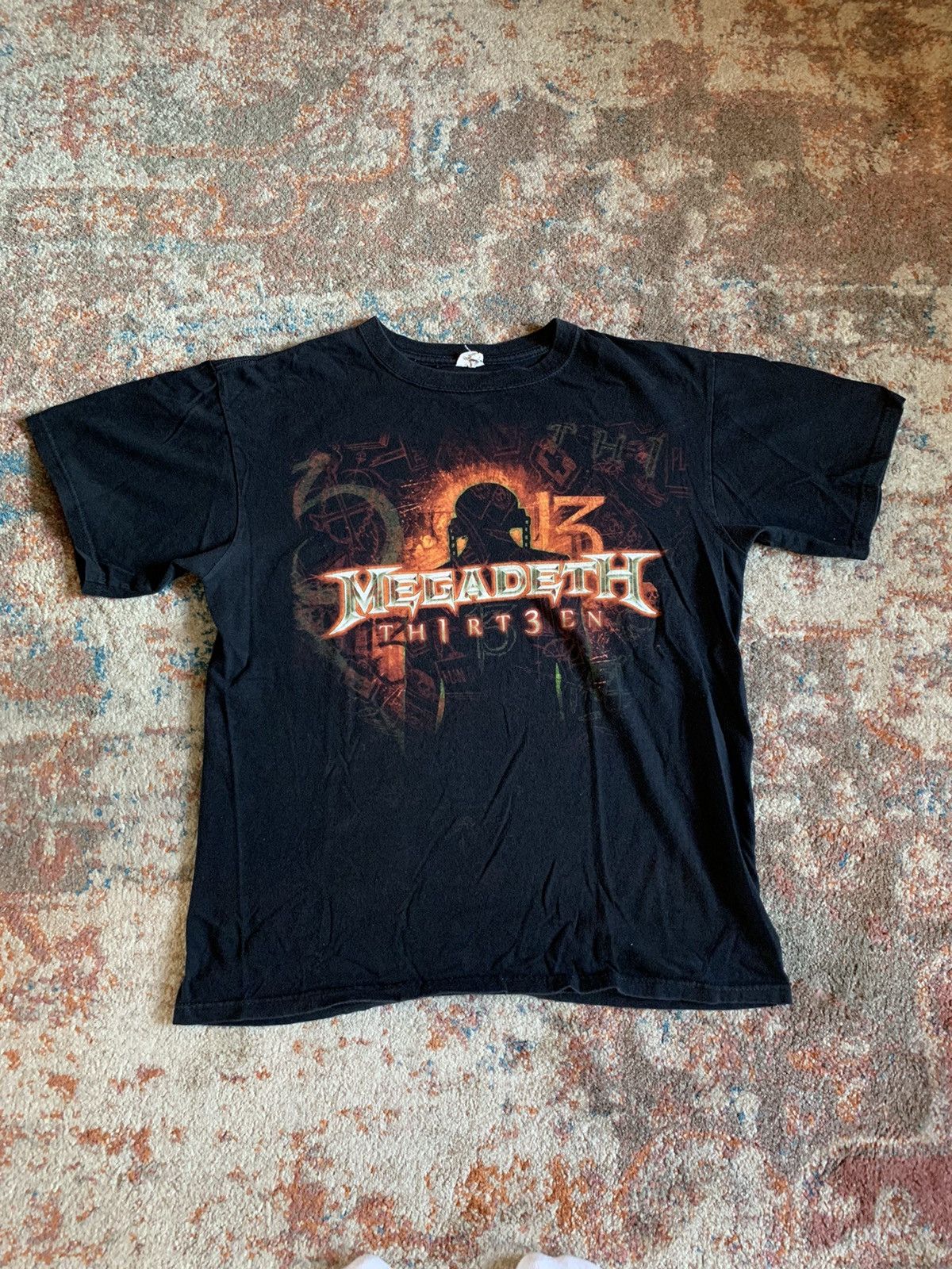 Vintage Megadeth Tour Band Tee Hoodie, Sweatshirt | PodTeesHub.com