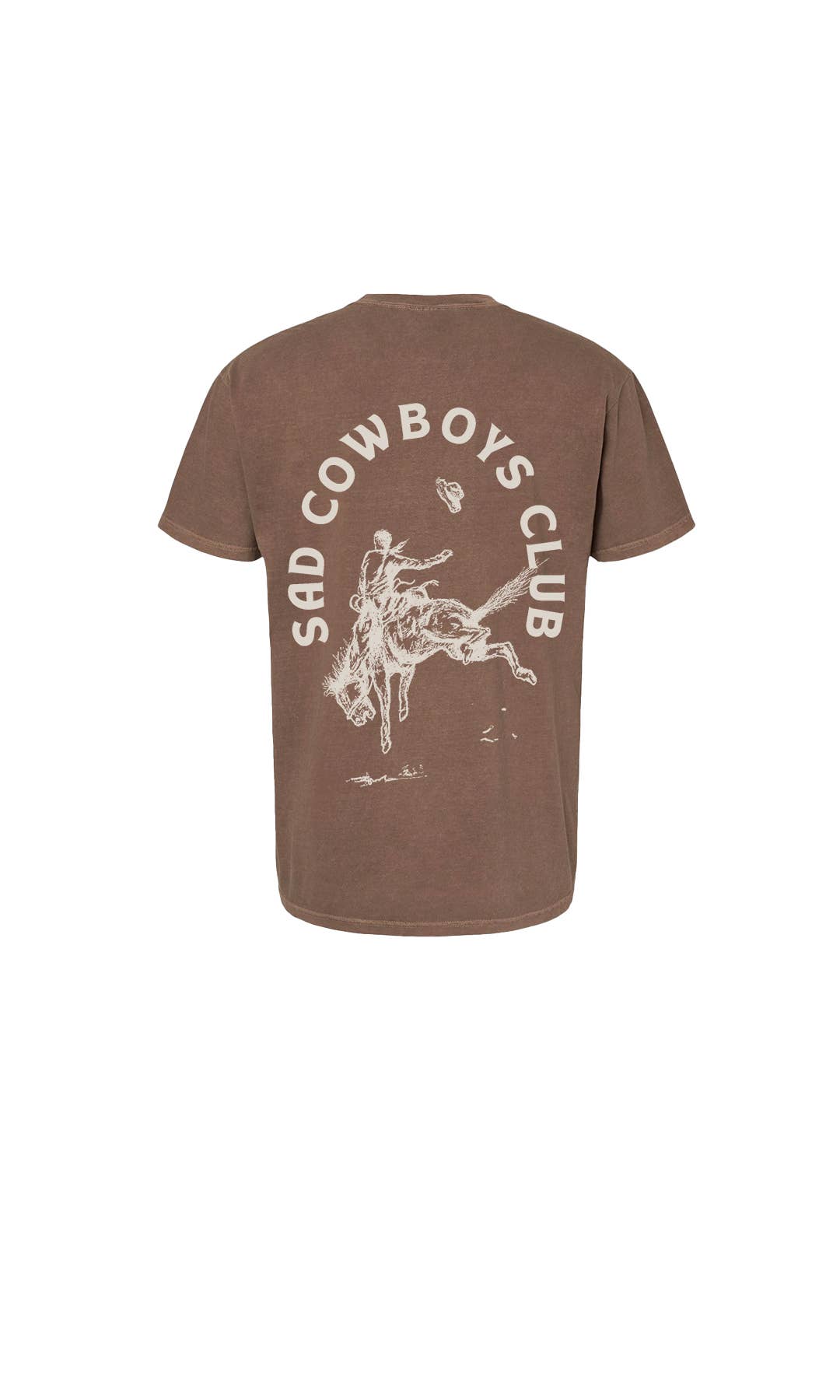 Sad Cowboys Club Tee (Brown) Hoodie, Sweatshirt | PodTeesHub.com