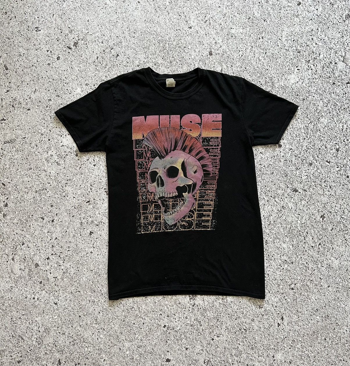 Band Tees Vintage 90s Skull Muse Rock Band Metal T Shirt Y2k Hoodie, Sweatshirt | PodTeesHub.com