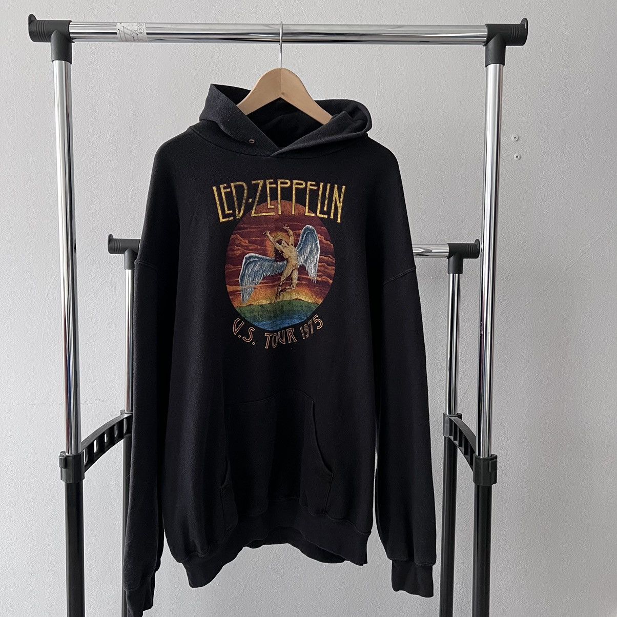Led Zeppelin X Vintage Vintage Led Zeppelin U S Tour 1975 T-Shirts, Hoodie, Sweatshirt | PodTeesHub.com