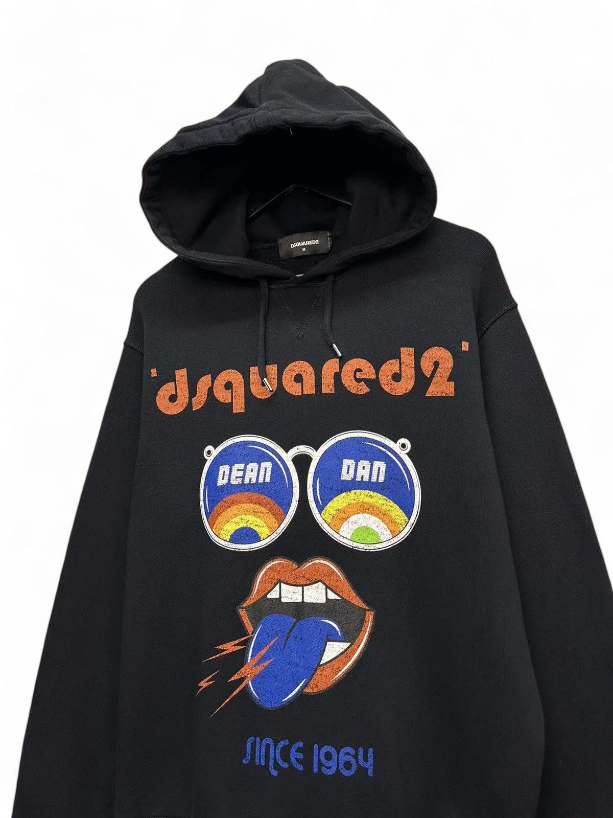 Dsquared2 Black Graphic Hoodie Y2k Streetwear Hype T-Shirts, Sweatshirt | PodTeesHub.com