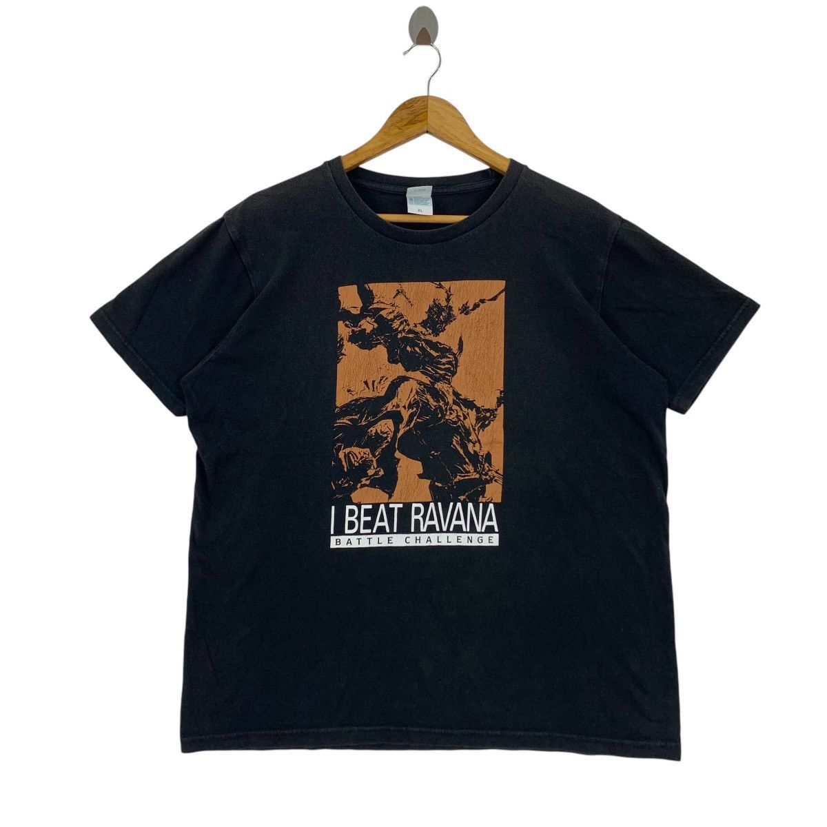 Japanese Brand X Vintage Vintage Final Fantasy Xiv I Beat Ravana Spell Out Battle Tee Hoodie, Sweatshirt | PodTeesHub.com