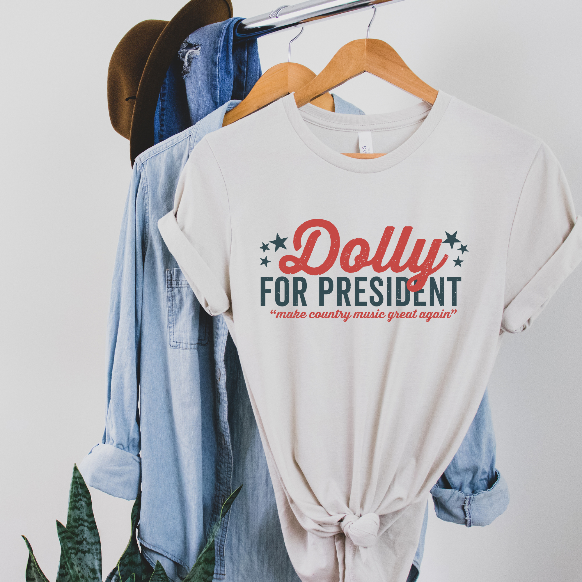 Dolly For President Graphic Tee Hoodie, Sweatshirt | PodTeesHub.com