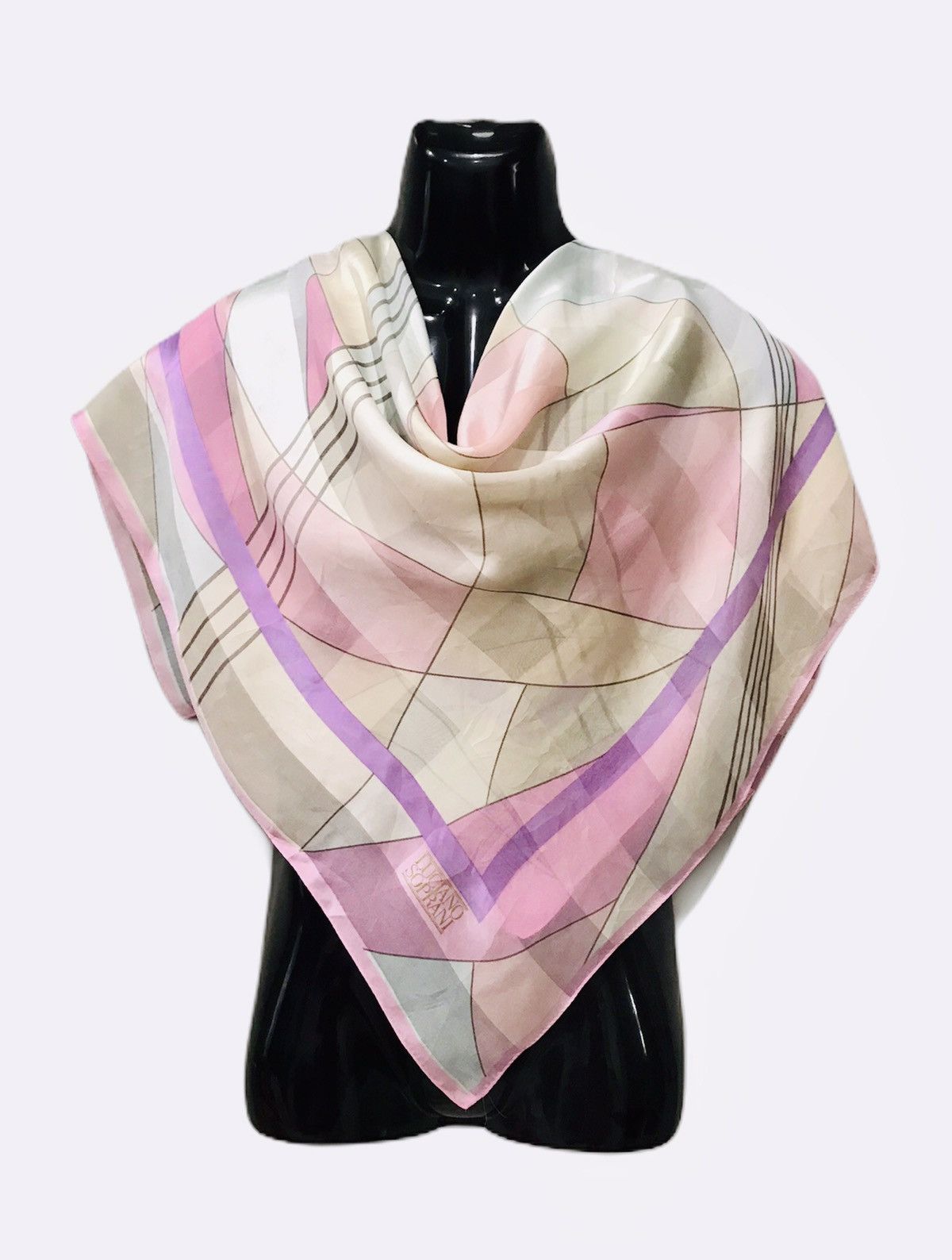 Other Luciano Soprani Geometry Pastel Silk Scarf T-Shirts, Hoodie, Sweatshirt | PodTeesHub.com