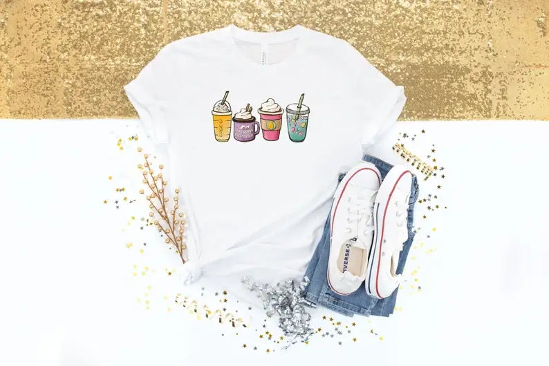 Spring Coffee Cup T-Shirt Hoodie, Sweatshirt | PodTeesHub.com