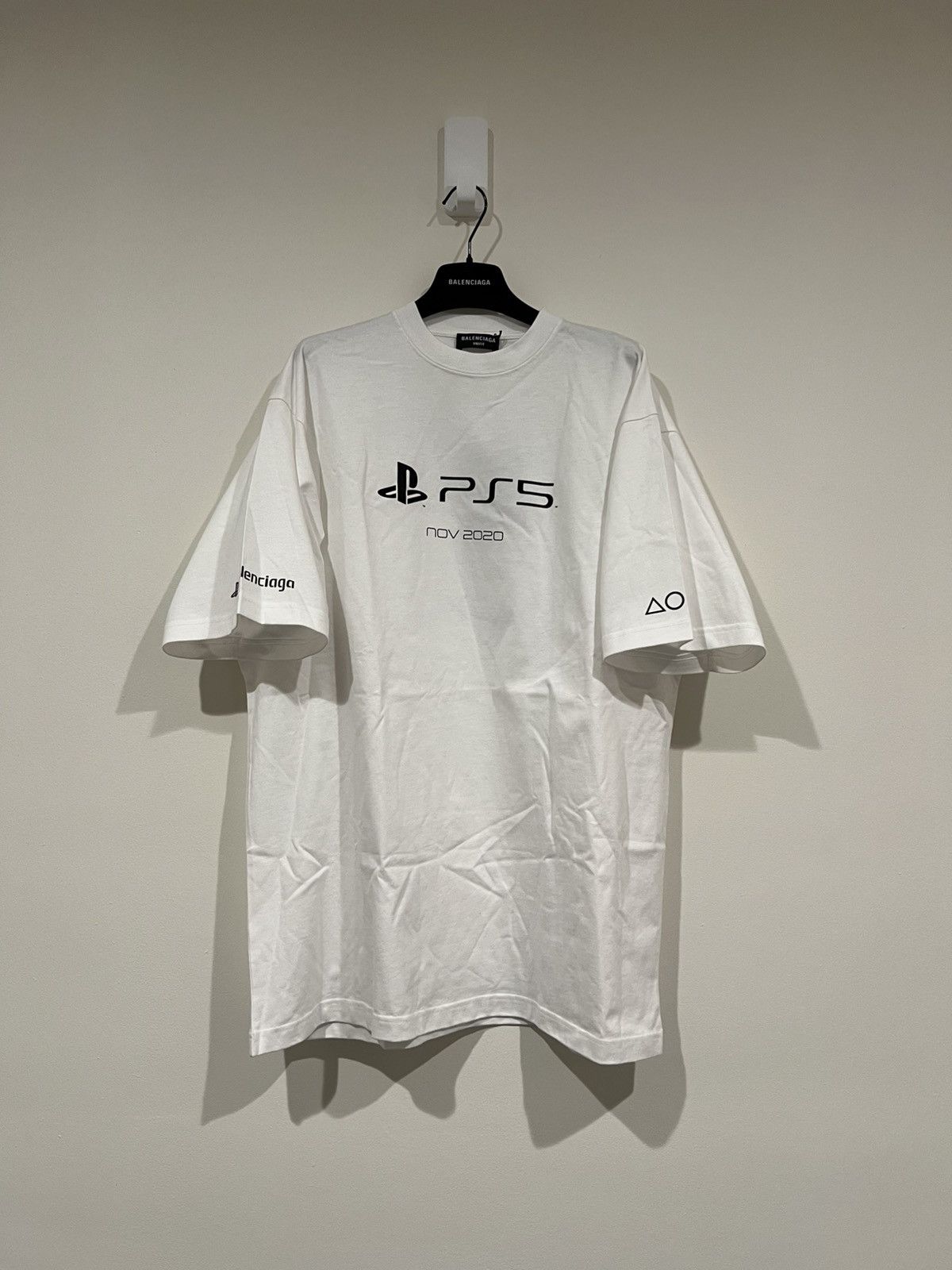 Playstation Ps5 Logo White Xs T-Shirts, Hoodie, Sweatshirt