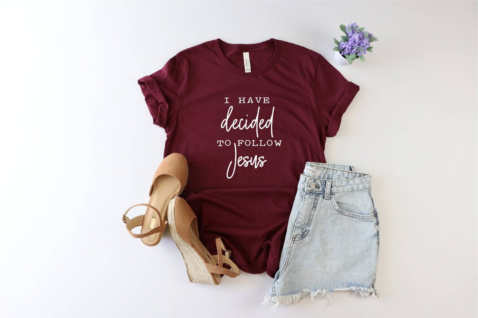 I Have Decided To Follow Jesus T-Shirt Hoodie, Sweatshirt | PodTeesHub.com