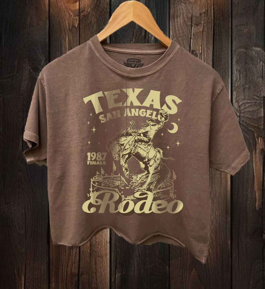 San Angelo Rodeo Finals Relaxed Crop T-Shirt Hoodie, Sweatshirt | PodTeesHub.com