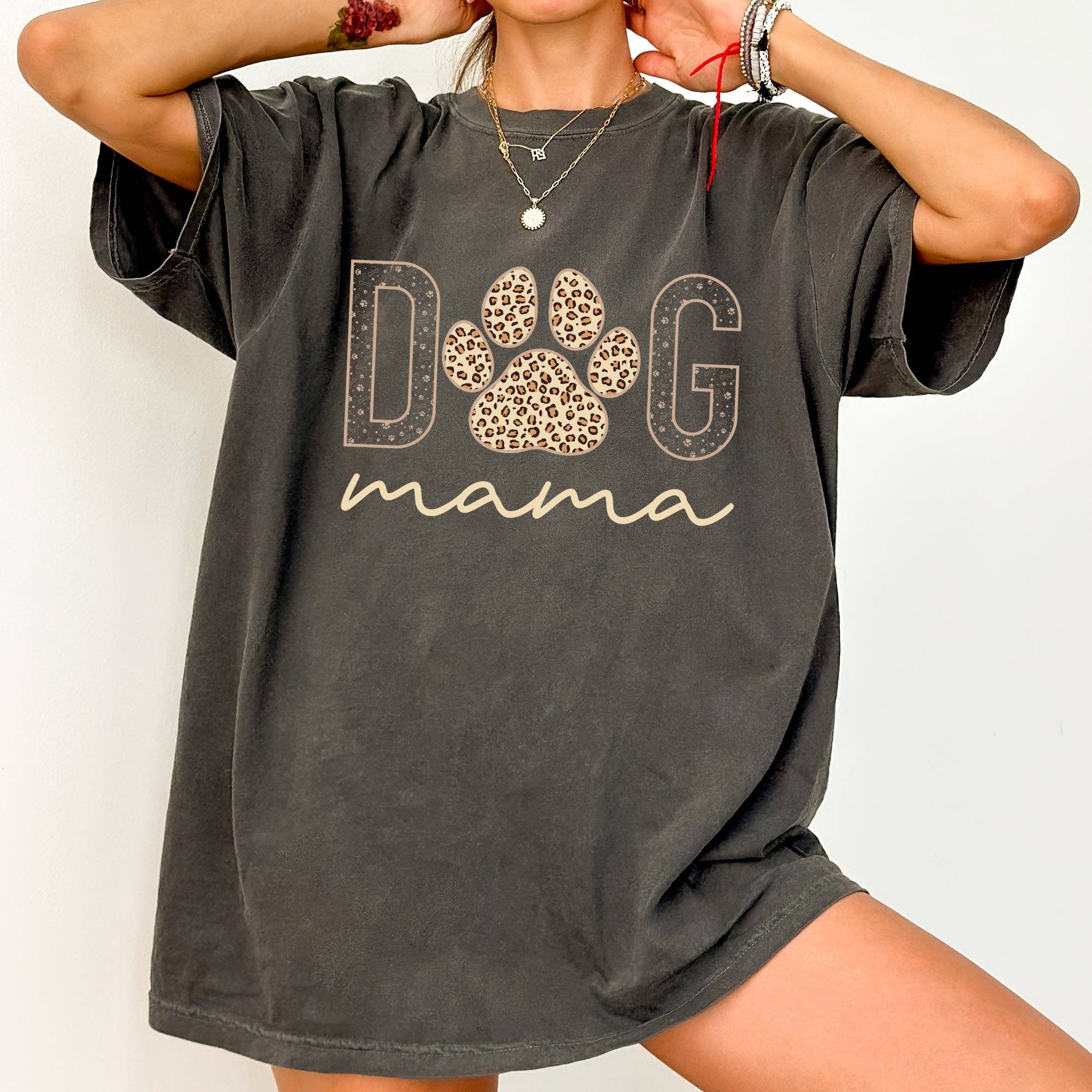 Dog Mama, Retro, Vintage Comfort Colors Tshirt Hoodie, Sweatshirt | PodTeesHub.com
