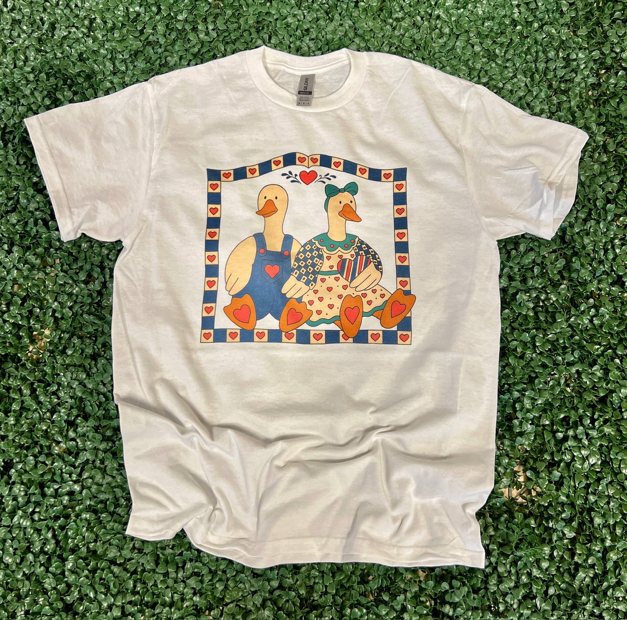 Vintage Duck Partners On White Tee Hoodie, Sweatshirt | PodTeesHub.com