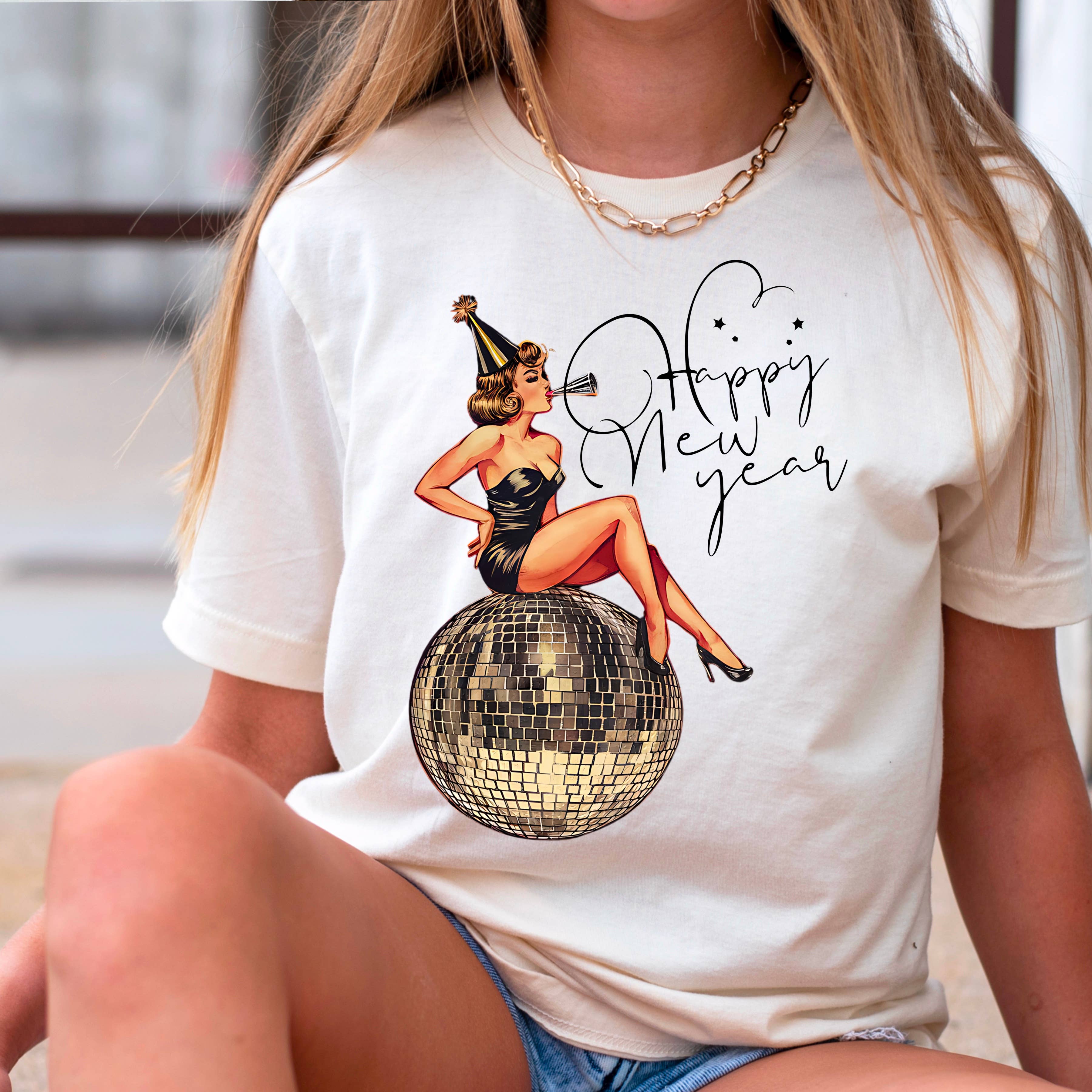 Happy New Year Graphic Shirt  | Gildan Hoodie, Sweatshirt | PodTeesHub.com