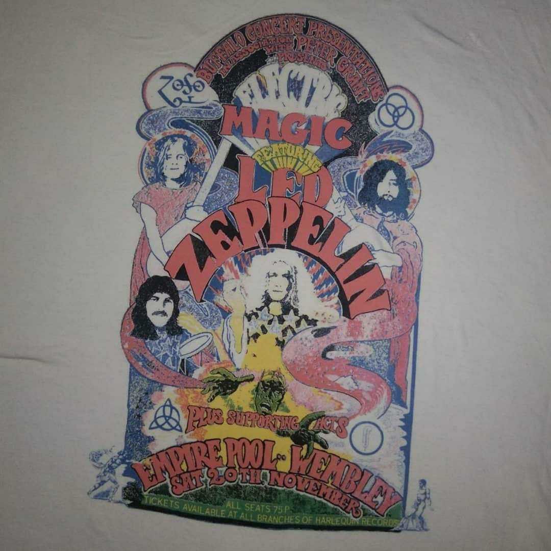 Led Zeppelin New Retro Distressed Led Zeppelin Tshirt Hoodie, Sweatshirt | PodTeesHub.com