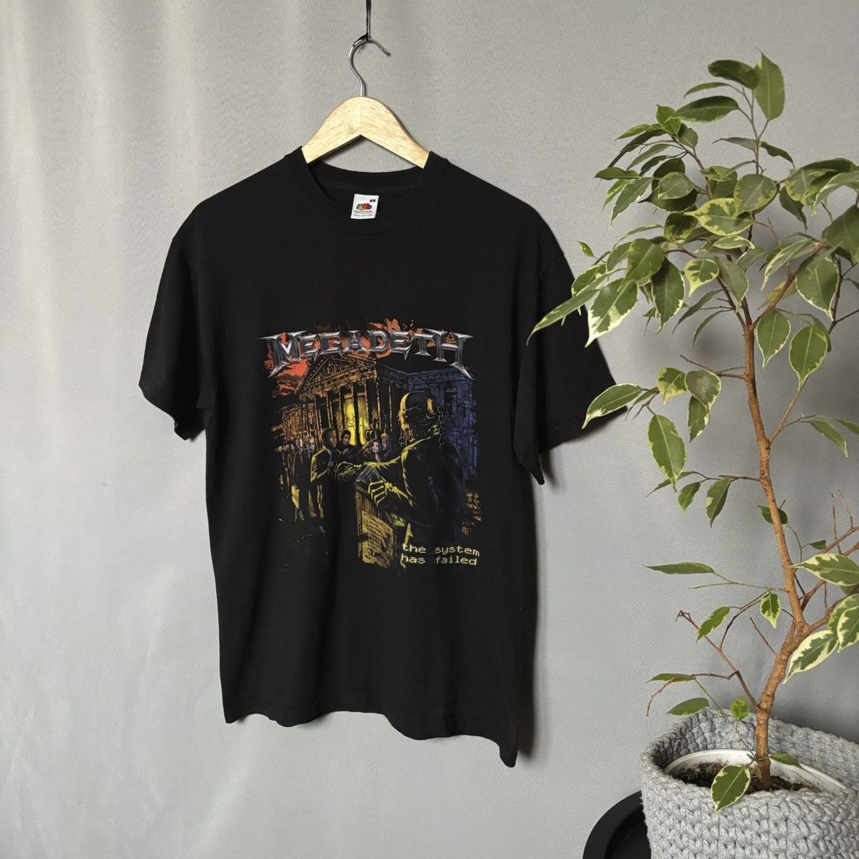 Megadeth T Shirt Tee Band Vintage Rare Black Medium Fruit Hoodie, Sweatshirt | PodTeesHub.com