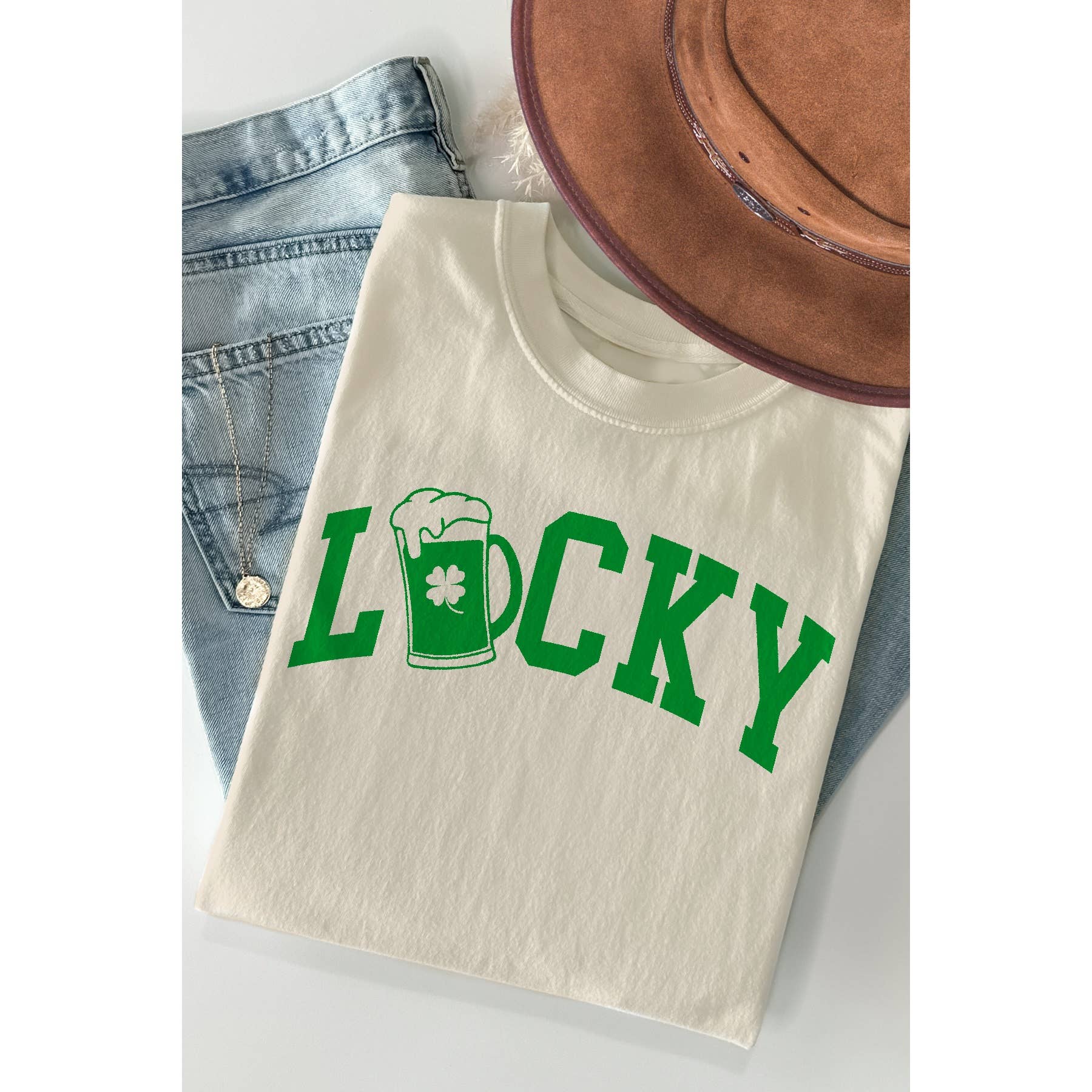 Lucky Short Sleeve T Shirt Hoodie, Sweatshirt | PodTeesHub.com