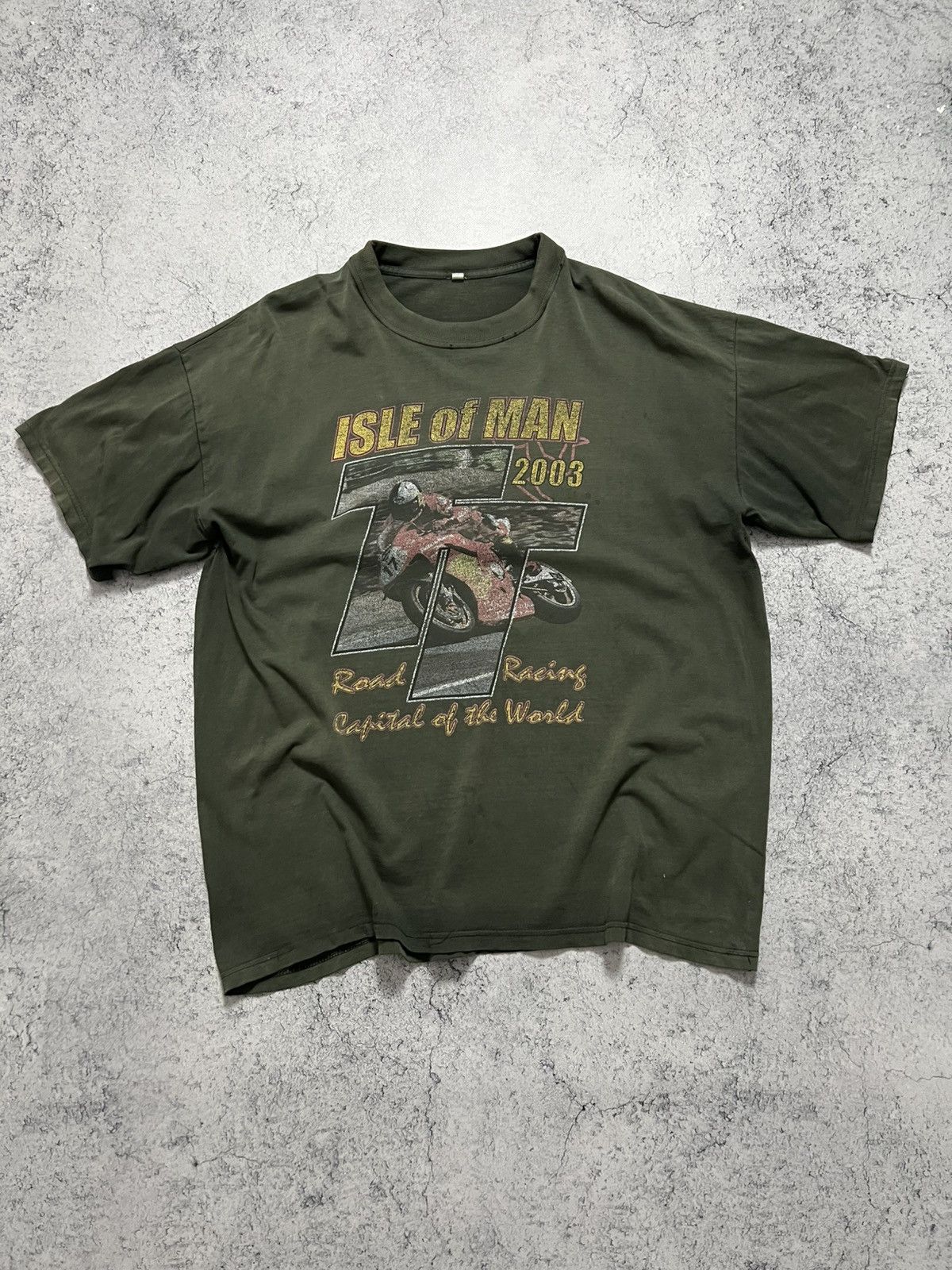 Vintage Racing Tee Isle Of Man 2003 T Shirt Big Print Moto Hoodie, Sweatshirt | PodTeesHub.com