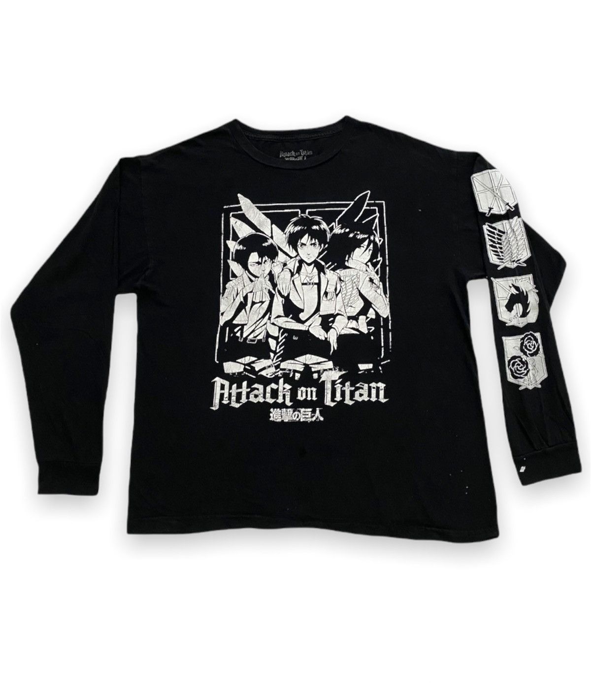 Anime Attack Titan Japanese Anime Distressed T-Shirts, Hoodie, Sweatshirt