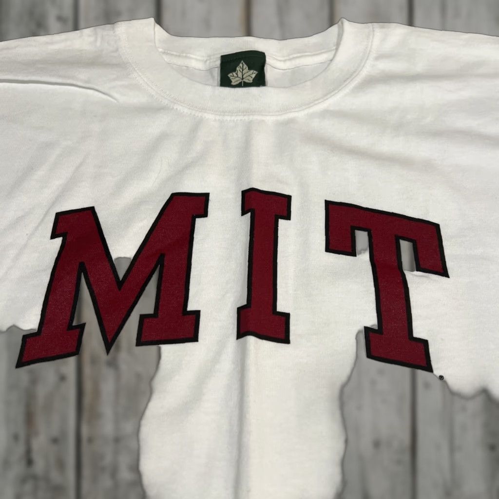 Vintage Mit Ivy League Sport T Shirt Men S Xl Graphics White Cotton Collegiate Ivy League Sport Tag Hoodie, Sweatshirt
