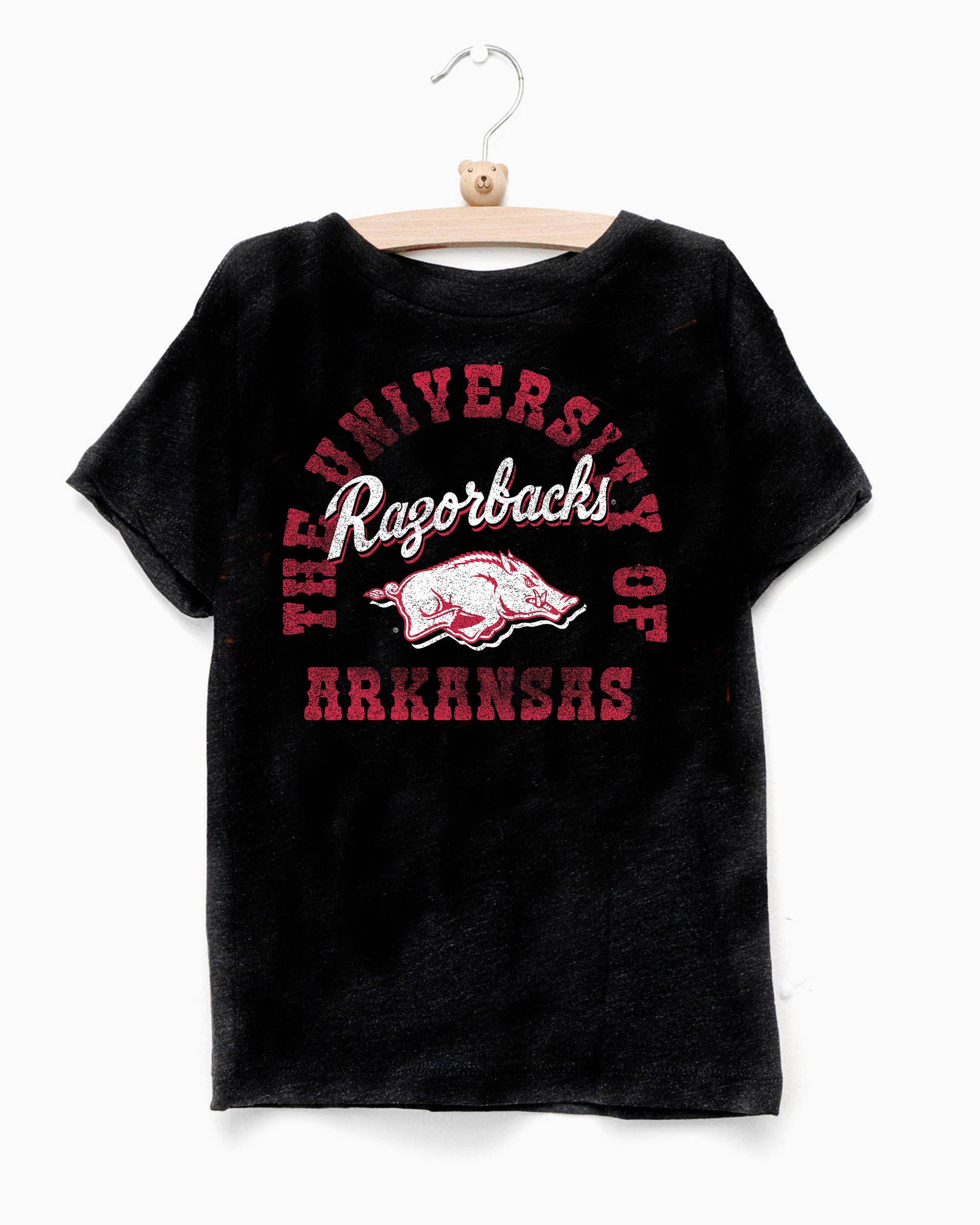 Children's Arkansas Razorbacks Draft Black Tee Hoodie, Sweatshirt | PodTeesHub.com