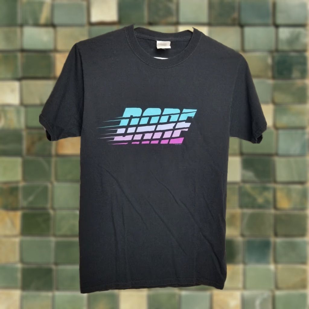 Etro Retro Dare Graphic T Shirt Mens Short Sleeve Size S Black 80s Say No Anti Drug Logo D A R E Vin Hoodie, Sweatshirt