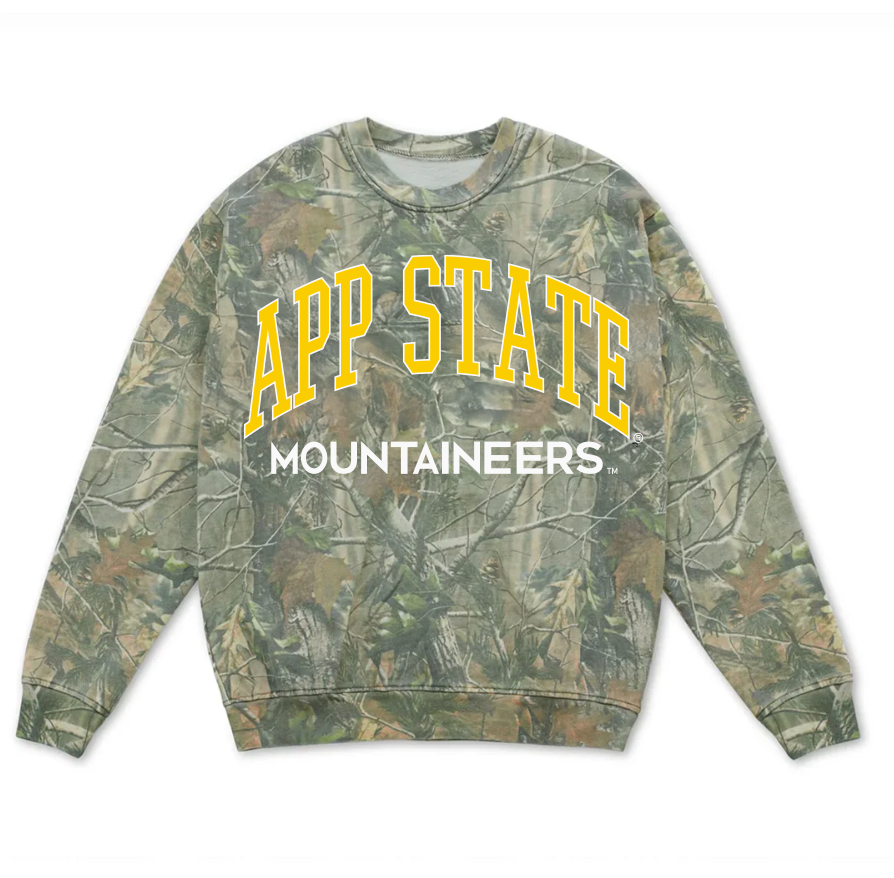 App State Mountaineers Filled Gault Camo Sweatshirt T-Shirts, Hoodie | PodTeesHub.com