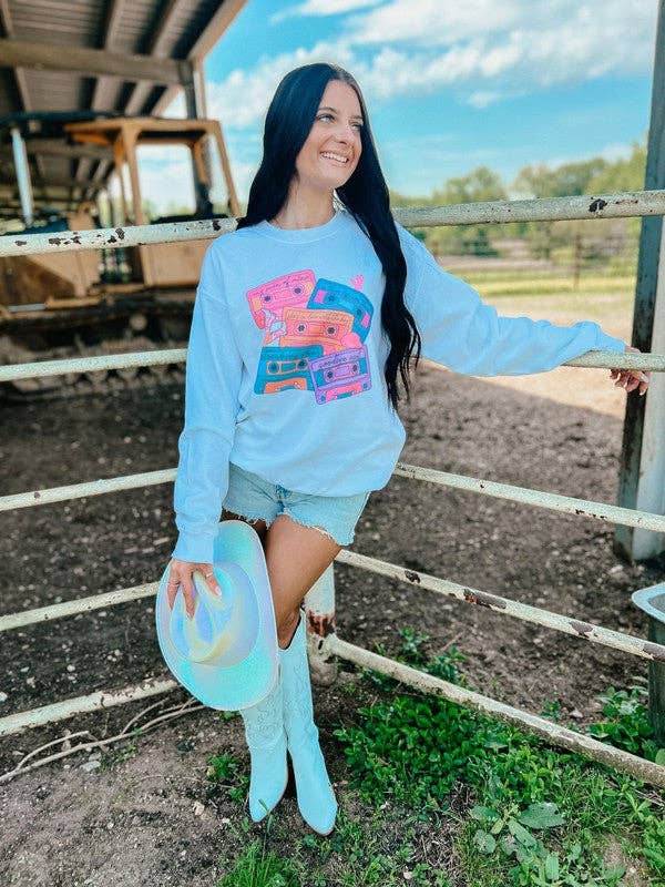 90's Country Music Tape Sweatshirt T-Shirts, Hoodie | PodTeesHub.com