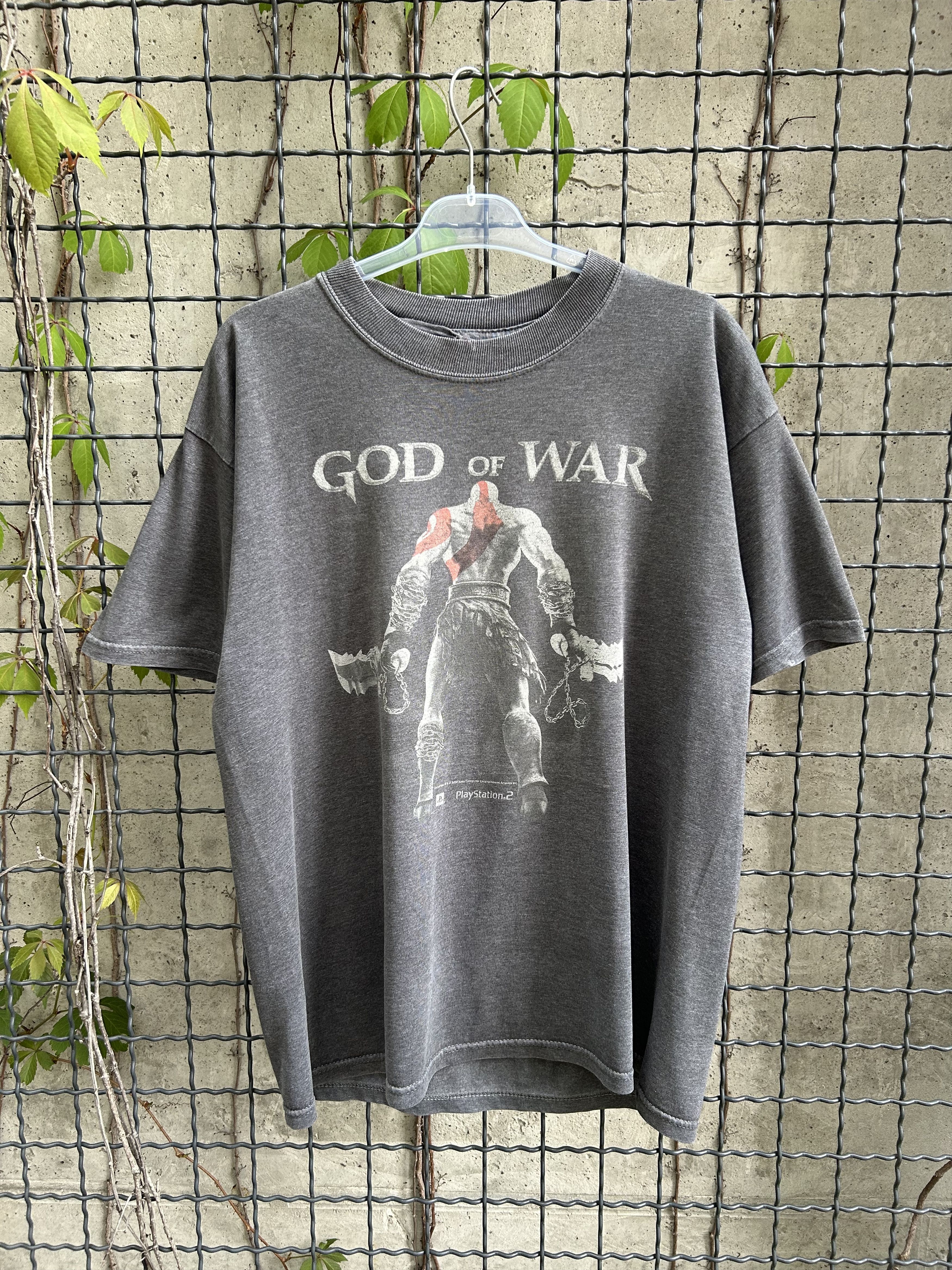 Playstation Vintage 2007 God Of War Playstation 2 Game Promo T Shirt Hoodie, Sweatshirt | PodTeesHub.com