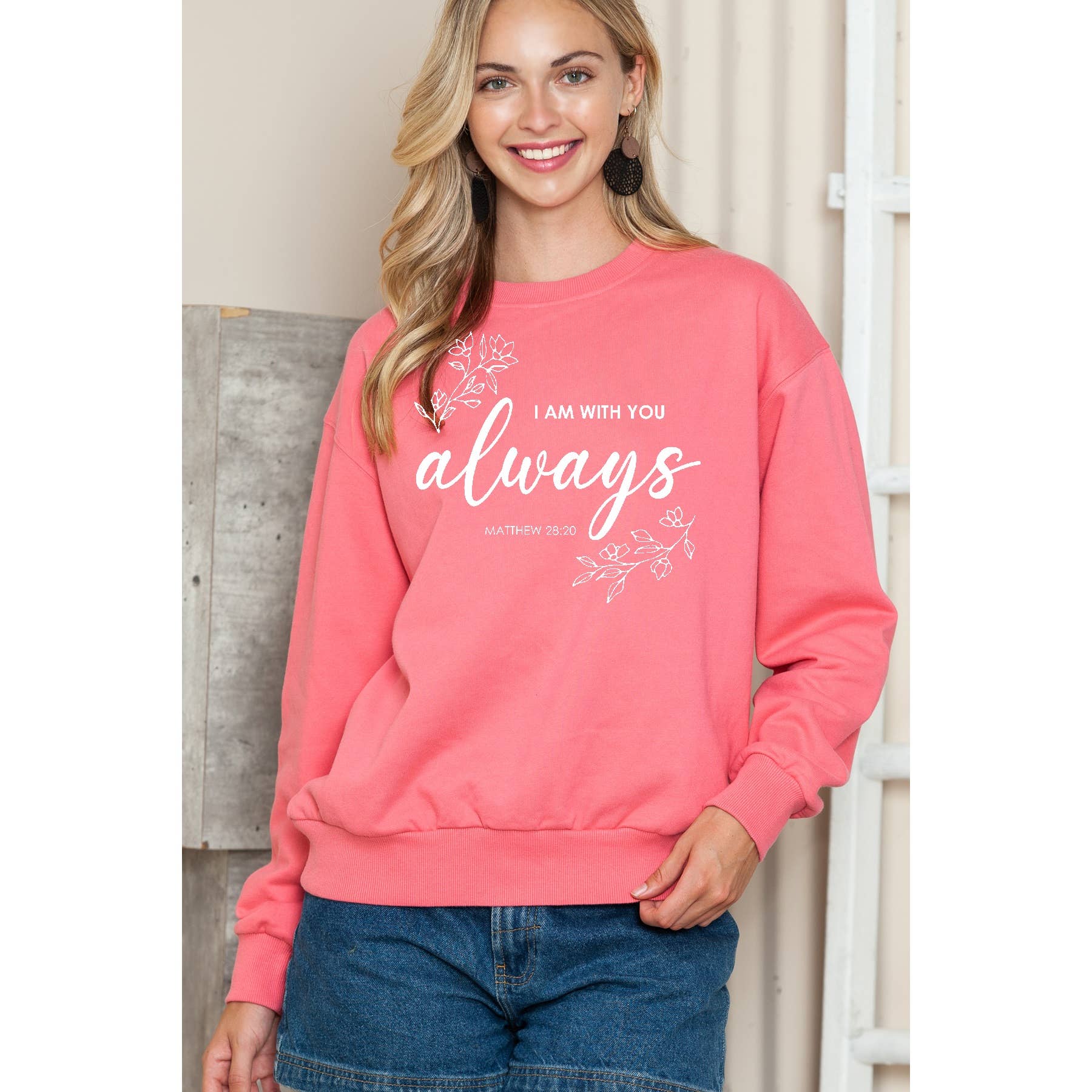 I Am with You Always Mathew Ch 28 Vs 20 Crewneck Sweater T-Shirts, Hoodie, Sweatshirt | PodTeesHub.com