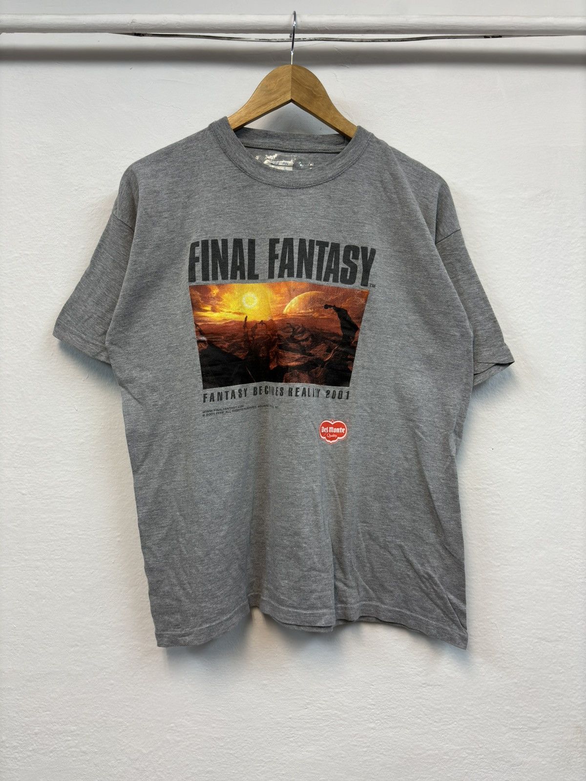 Vintage Vtg 2001 Final Fantasy Becomes Reality Video Game Tee Shirt Hoodie, Sweatshirt | PodTeesHub.com