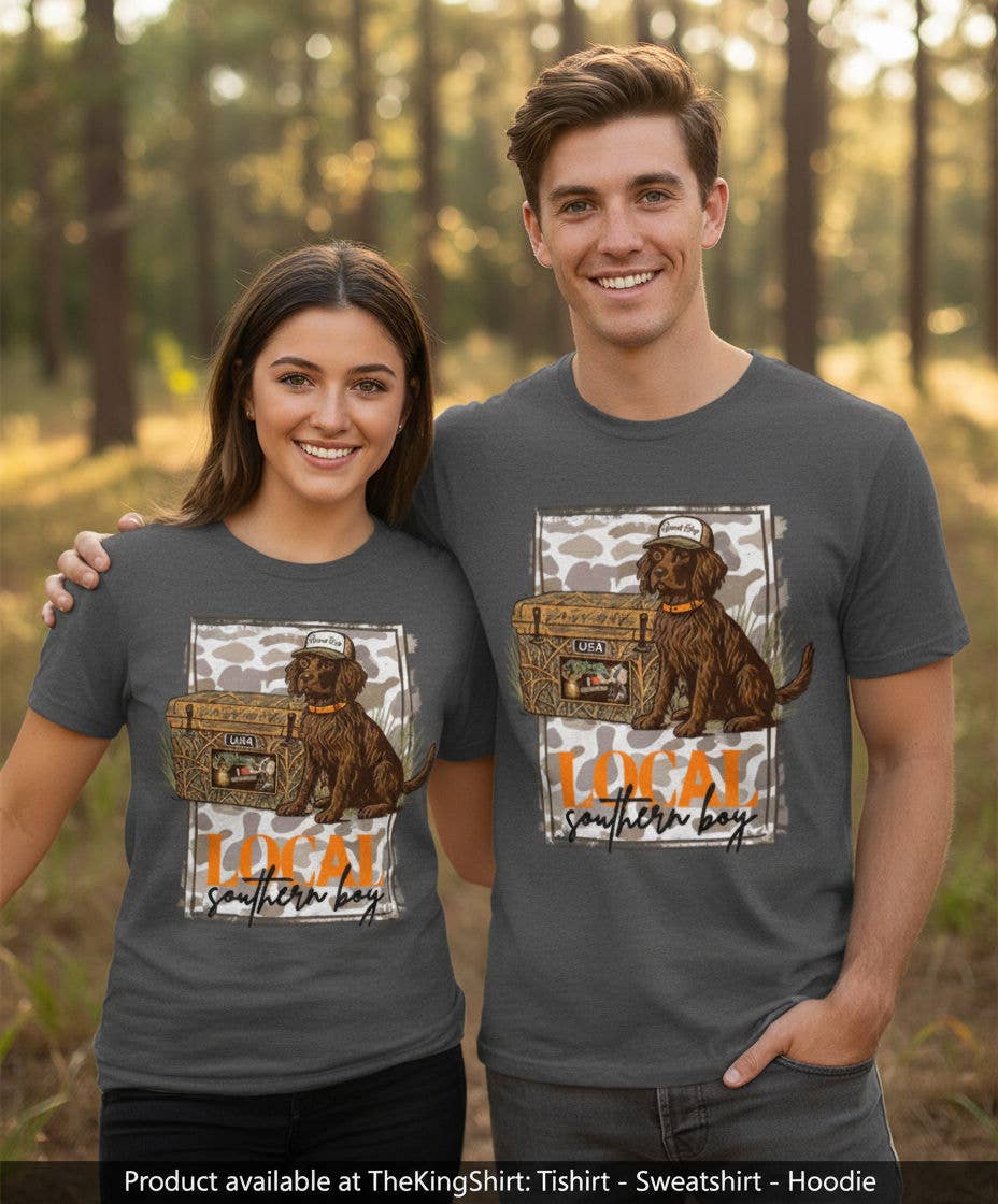 Local Southern Boy Boykin Spaniel Dog Tee Shirt Hoodie, Sweatshirt | PodTeesHub.com