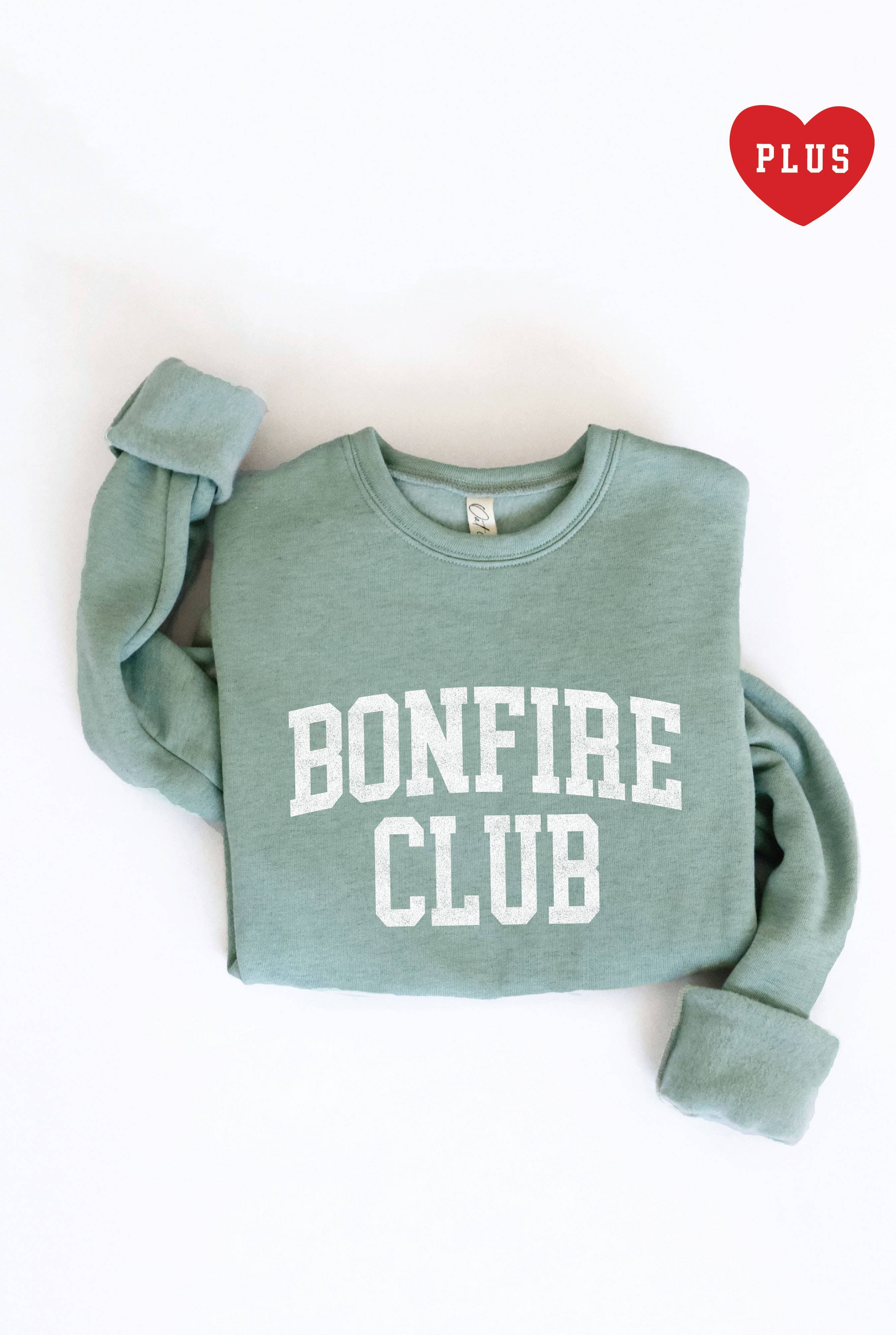 Bonfire Club Plus Graphic Sweatshirt T-Shirts, Hoodie | PodTeesHub.com